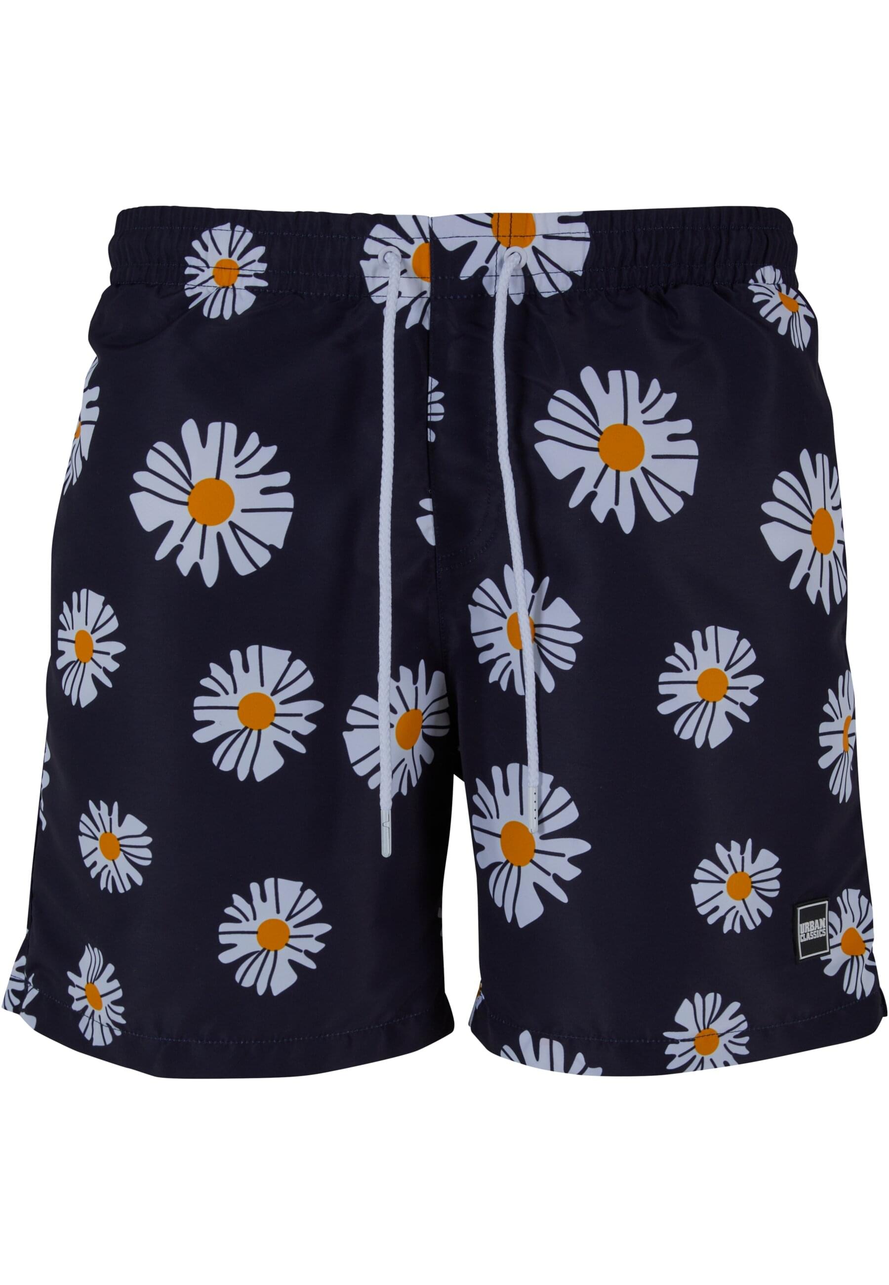 URBAN CLASSICS Badeshorts "Urban Classics Herren Pattern Swim Shorts" von Urban Classics