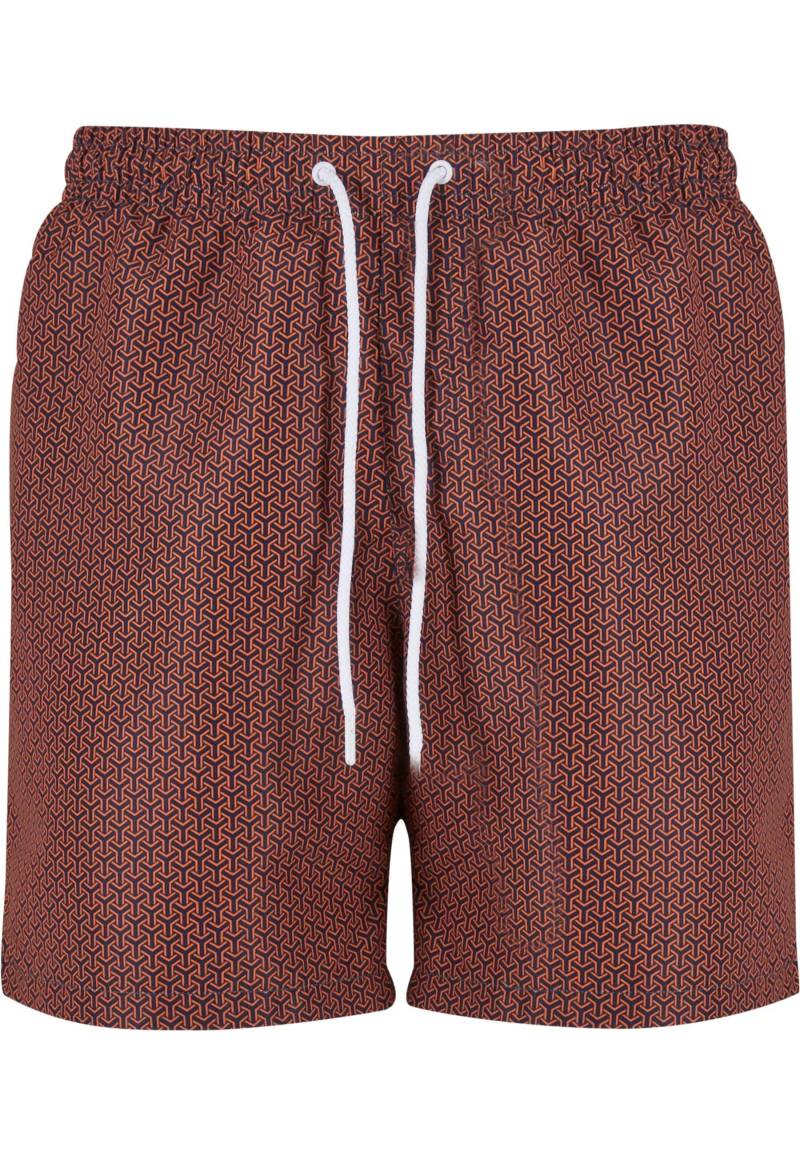URBAN CLASSICS Badeshorts "Urban Classics Herren Pattern Swim Shorts" von Urban Classics