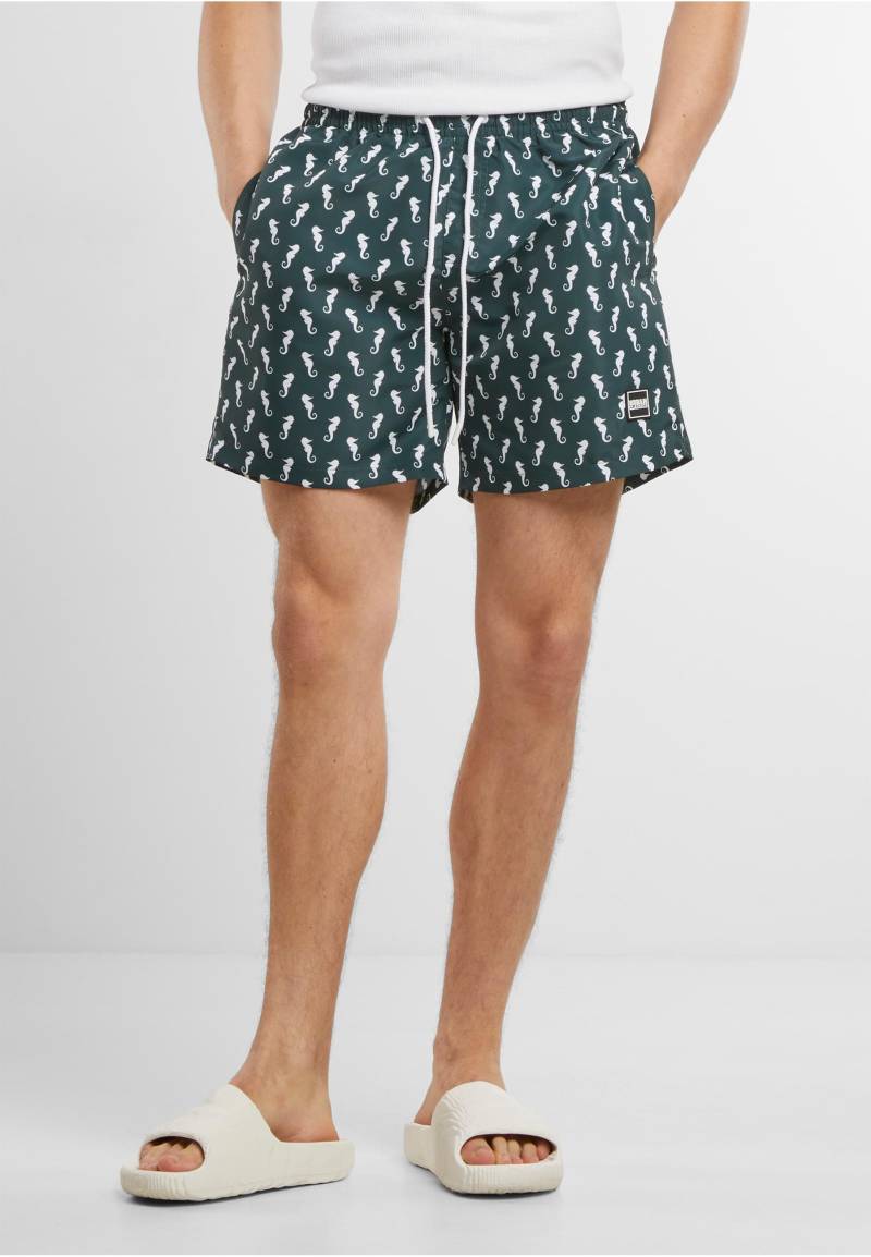 URBAN CLASSICS Badeshorts "Urban Classics Herren Pattern Swim Shorts" von Urban Classics