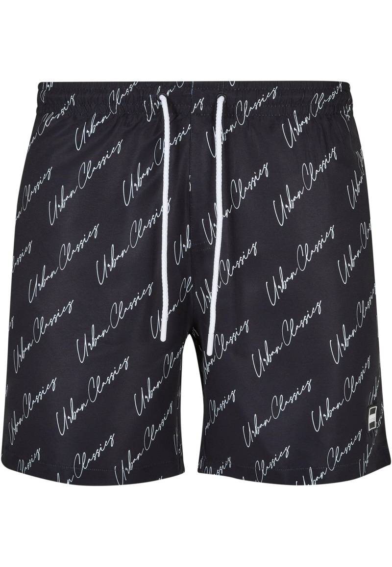 URBAN CLASSICS Badeshorts "Urban Classics Herren Pattern Swim Shorts" von Urban Classics