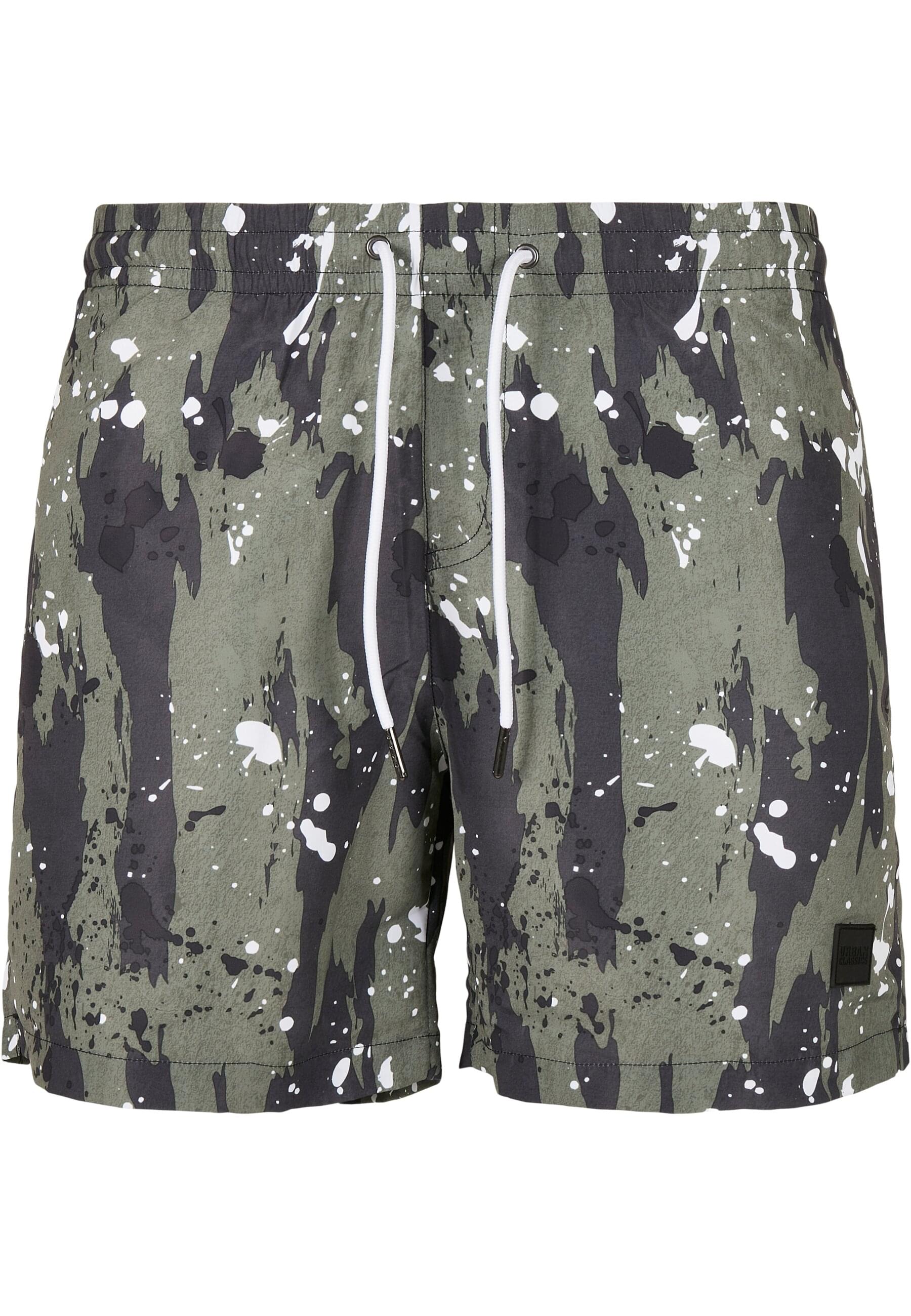 URBAN CLASSICS Badeshorts "Urban Classics Herren Pattern Swim Shorts" von Urban Classics