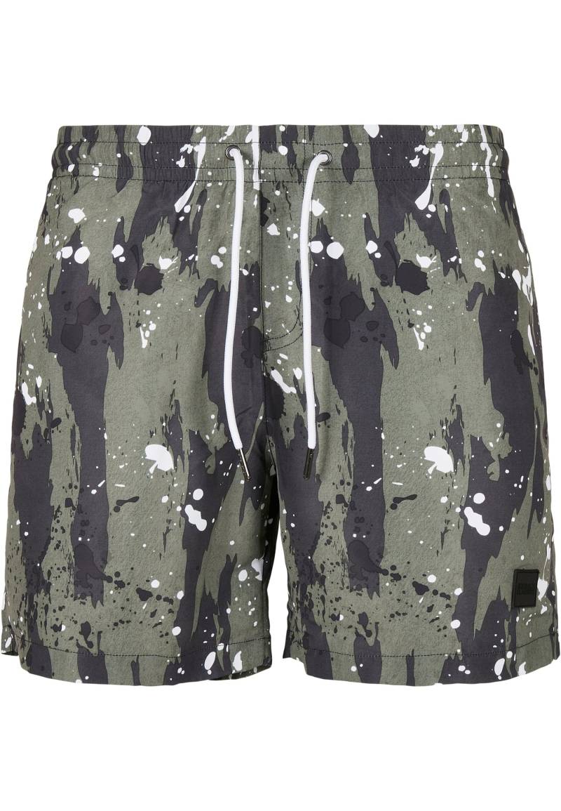 URBAN CLASSICS Badeshorts "Urban Classics Herren Pattern Swim Shorts" von Urban Classics