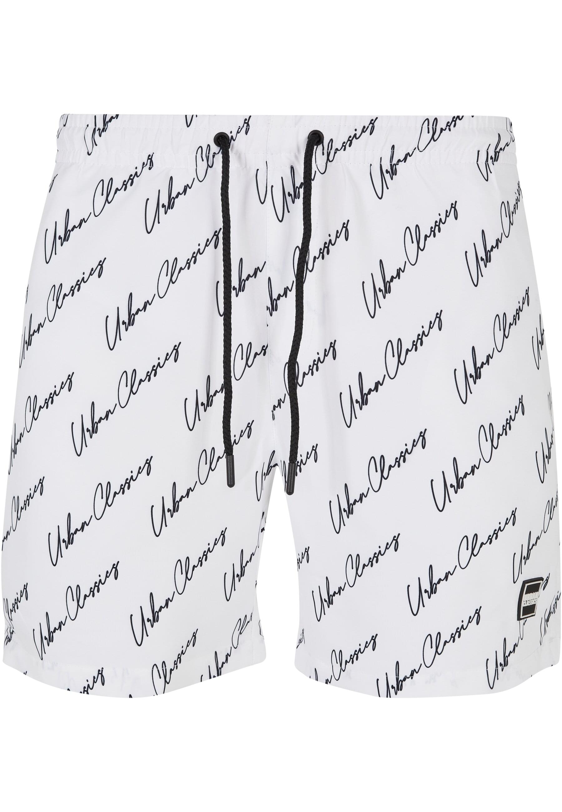 URBAN CLASSICS Badeshorts "Urban Classics Herren Pattern Swim Shorts" von Urban Classics