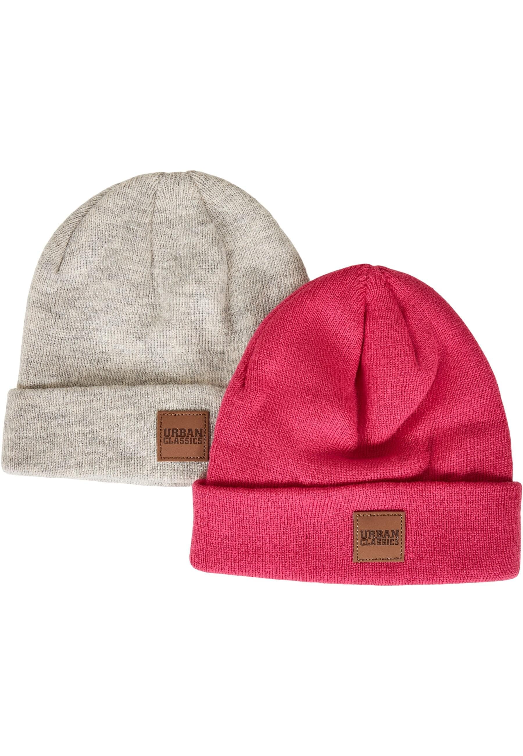 URBAN CLASSICS Beanie "Urban Classics Damen Logopatch Beanie Kids 2-Pack" 1 Stk. tlg. URBAN CLASSICS Beanie "Urban Classics Damen Logopatch Beanie Kids 2-Pack" 1 Stk. tlg. von Urban Classics