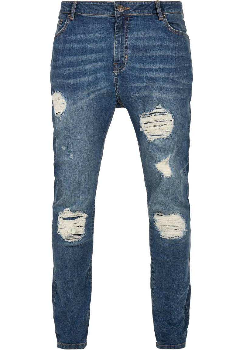 URBAN CLASSICS Bequeme Jeans "Urban Classics Herren Heavy Destroyed Slim Fit Jeans", 1 Stk. von Urban Classics