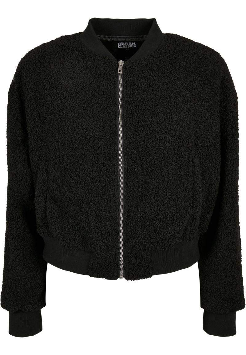 URBAN CLASSICS Bomberjacke "Urban Classics Damen Ladies Oversized Sherpa Bomber Jacket" 1 Stk. tlg. ohne Kapuze von Urban Classics
