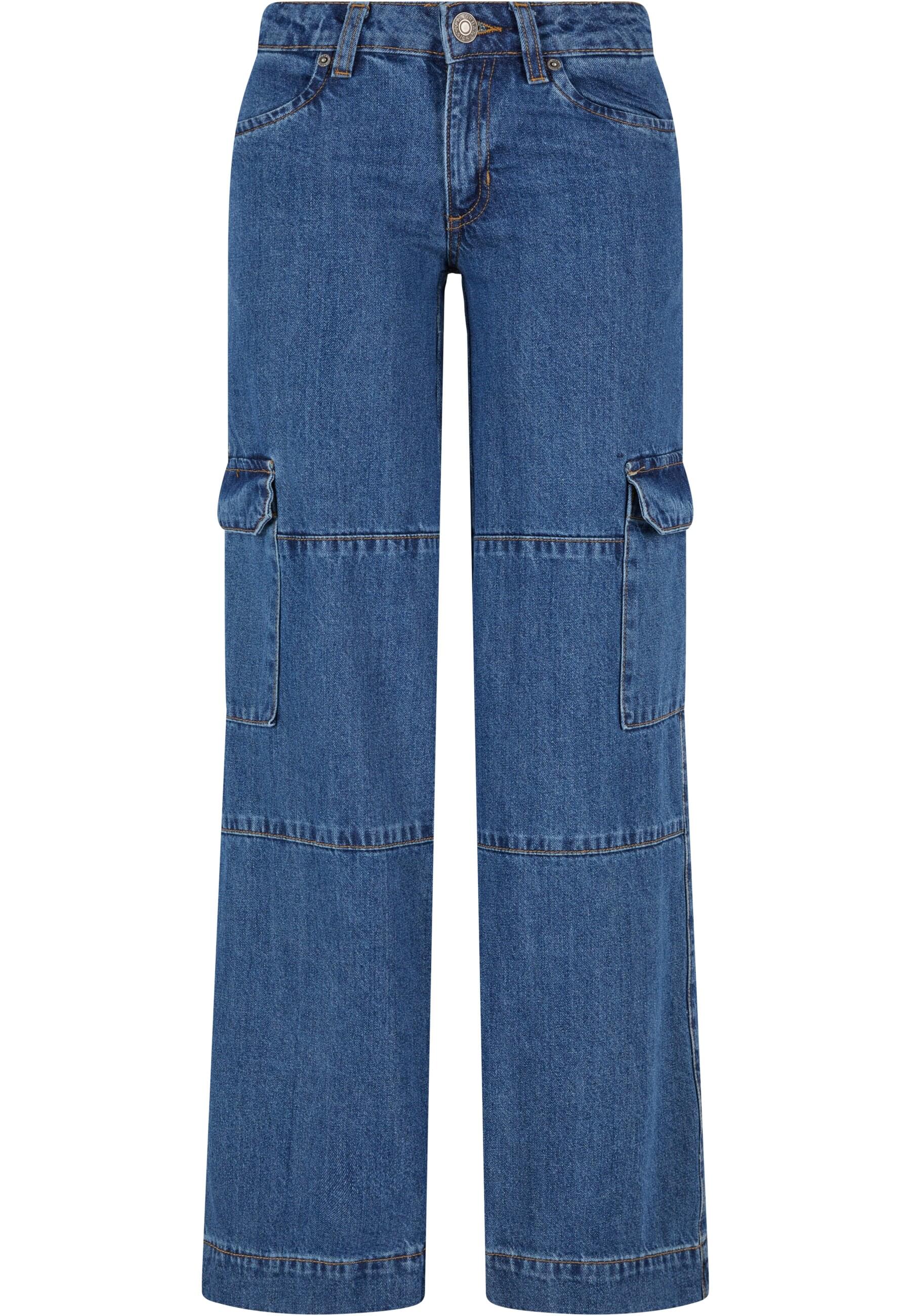 URBAN CLASSICS Cargojeans "Urban Classics Damen Ladies Low Waist Cargo Pants" URBAN CLASSICS Cargojeans "Urban Classics Damen Ladies Low Waist Cargo Pants" von Urban Classics
