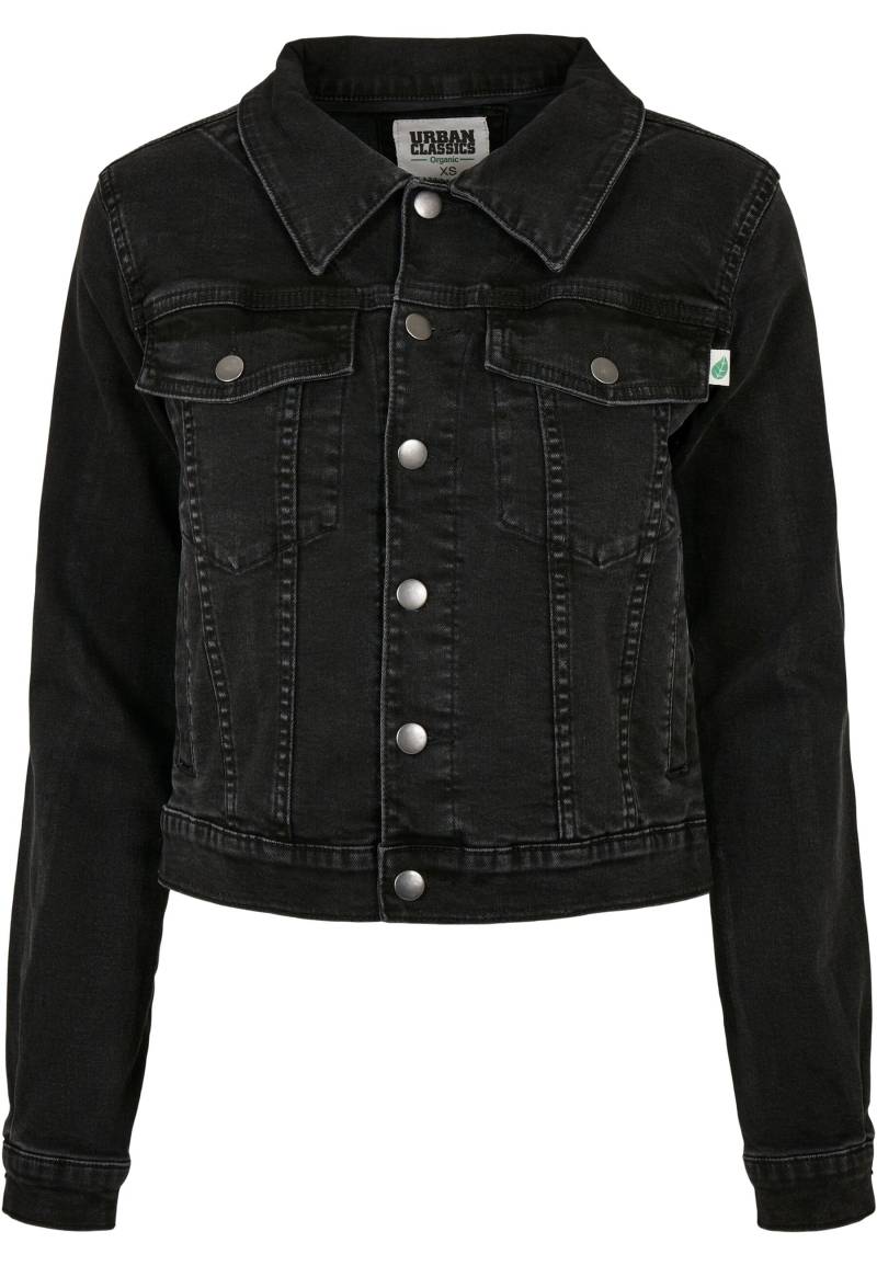 URBAN CLASSICS Jeansjacke "Urban Classics Damen Ladies Organic Denim Jacket" 1 Stk. tlg. ohne Kapuze von Urban Classics