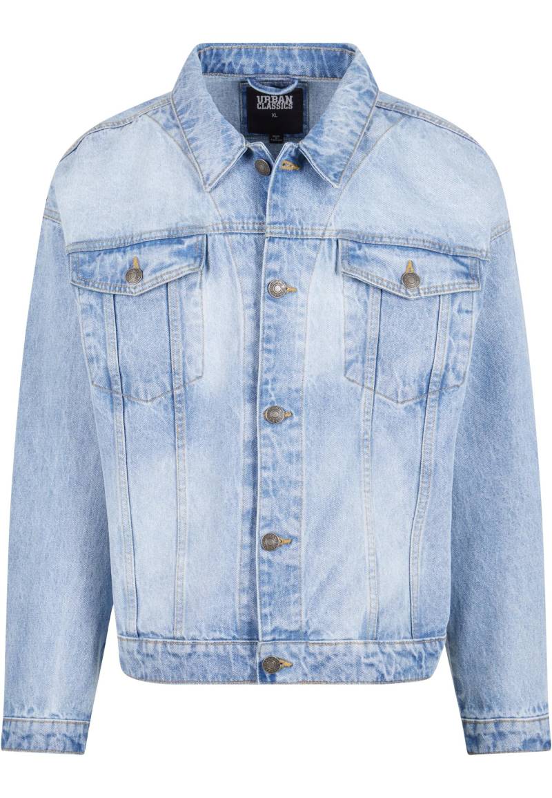 URBAN CLASSICS Jeansjacke "Urban Classics Herren Heavy Ounce Boxy Denim Jacket" 1 Stk. tlg. ohne Kapuze von Urban Classics