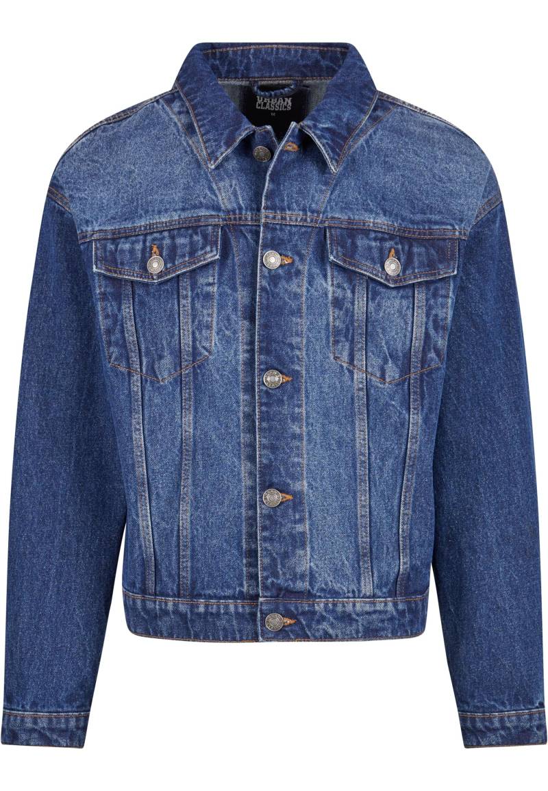 URBAN CLASSICS Jeansjacke "Urban Classics Herren Heavy Ounce Boxy Denim Jacket" 1 Stk. tlg. ohne Kapuze von Urban Classics