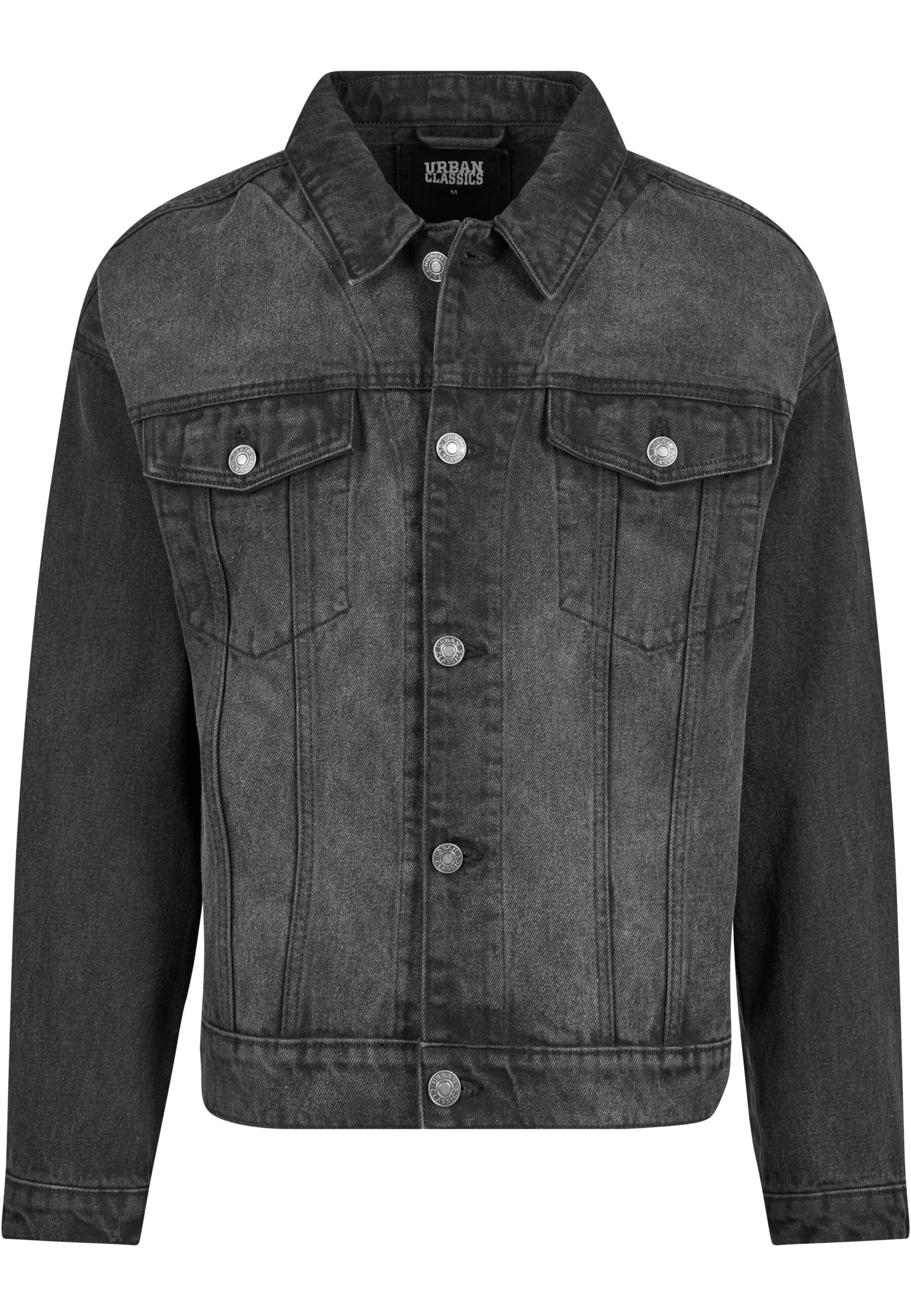 URBAN CLASSICS Jeansjacke "Urban Classics Herren Heavy Ounce Boxy Denim Jacket" 1 Stk. tlg. ohne Kapuze von Urban Classics