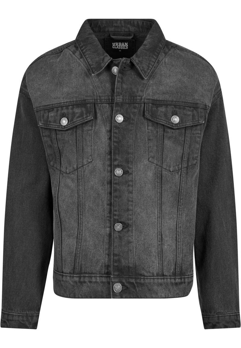 URBAN CLASSICS Jeansjacke "Urban Classics Herren Heavy Ounce Boxy Denim Jacket" 1 Stk. tlg. ohne Kapuze von Urban Classics
