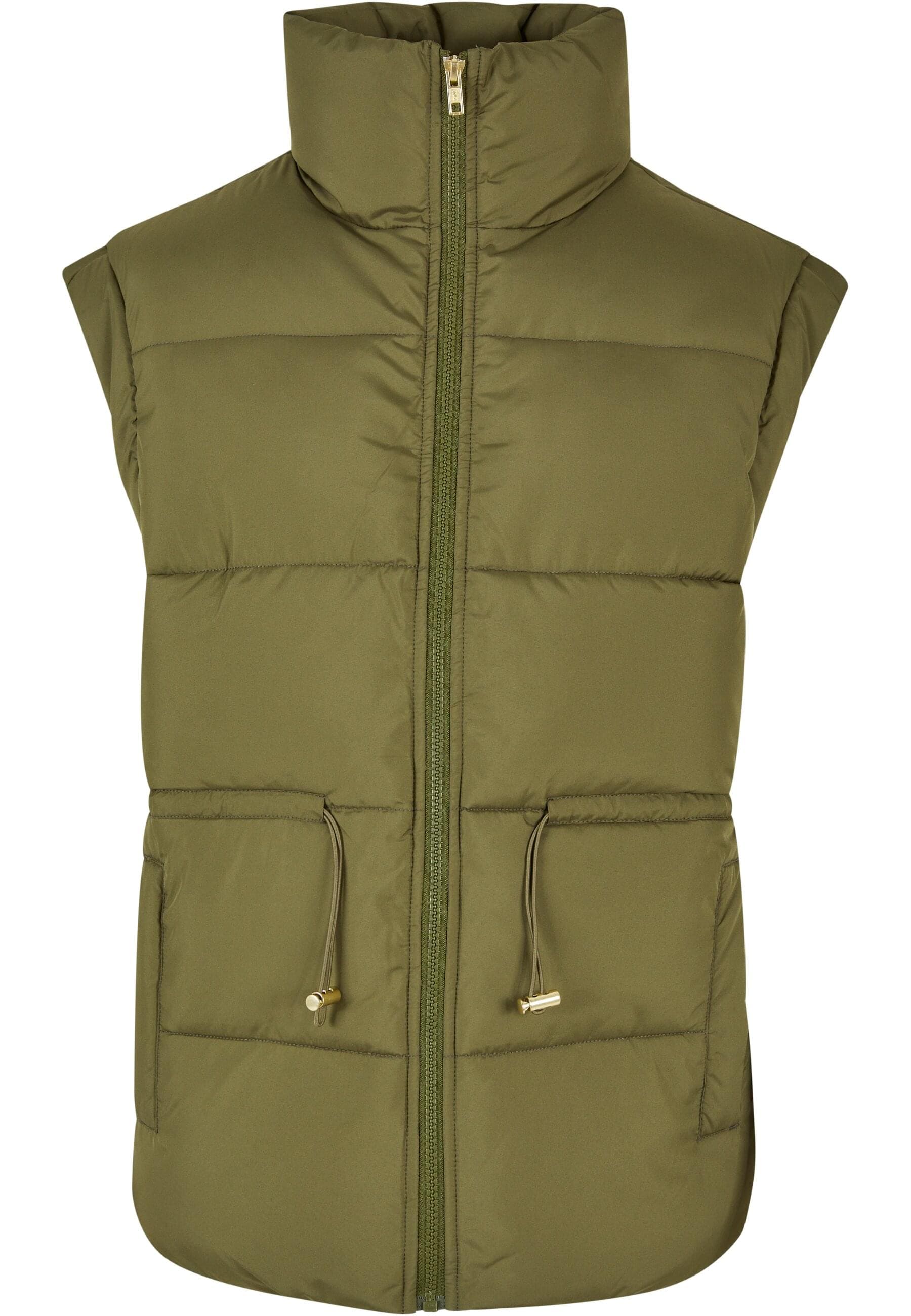 URBAN CLASSICS Jerseyweste "Urban Classics Damen Ladies Waisted Puffer Vest", (1 tlg.) von Urban Classics