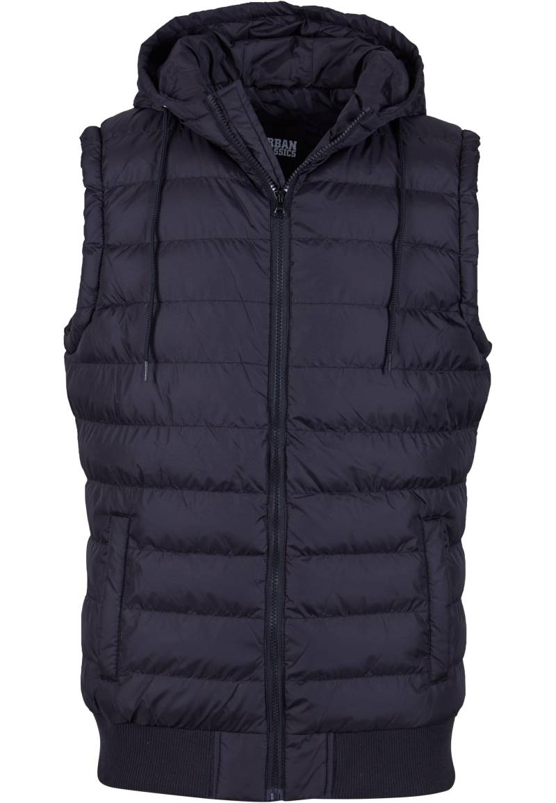 URBAN CLASSICS Jerseyweste "Urban Classics Herren Small Bubble Hooded Vest", 1 Stk. von Urban Classics