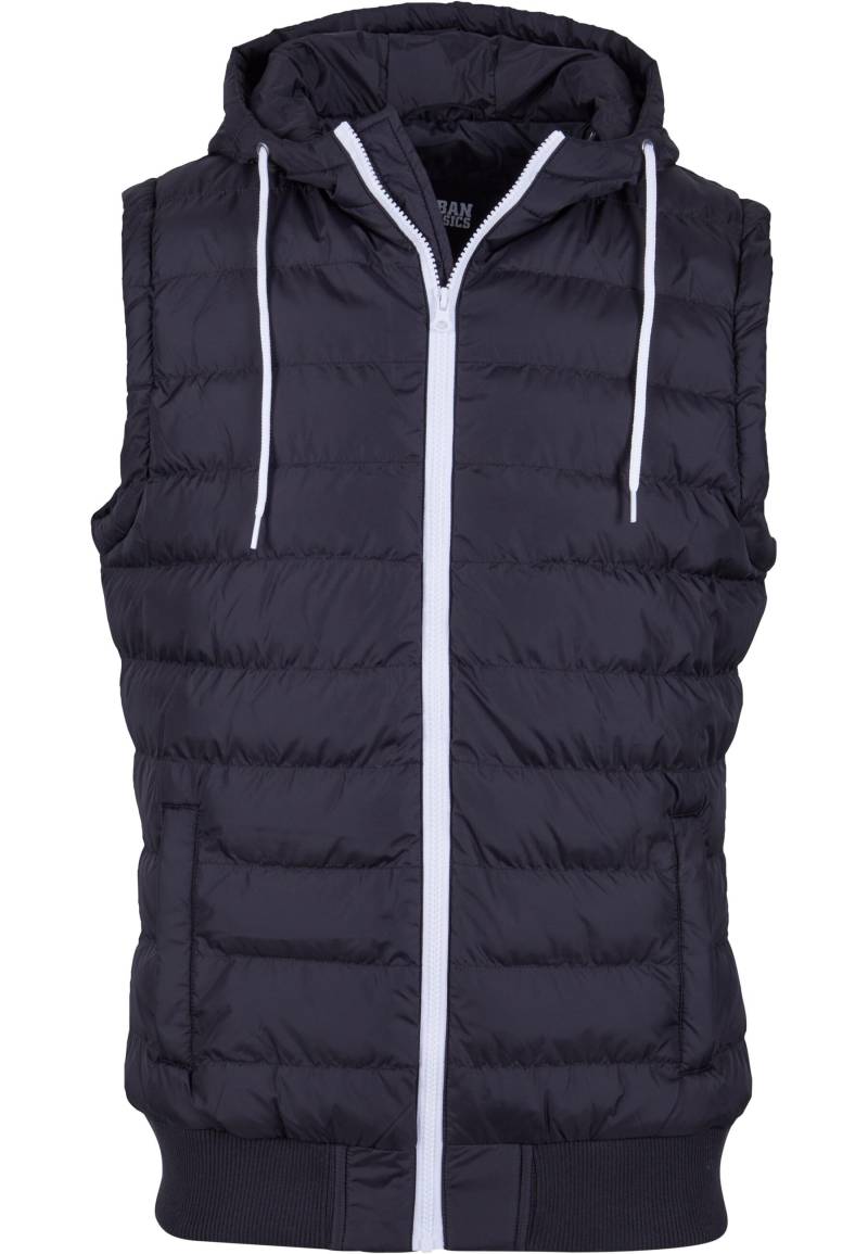 URBAN CLASSICS Jerseyweste "Urban Classics Herren Small Bubble Hooded Vest", 1 Stk. von Urban Classics
