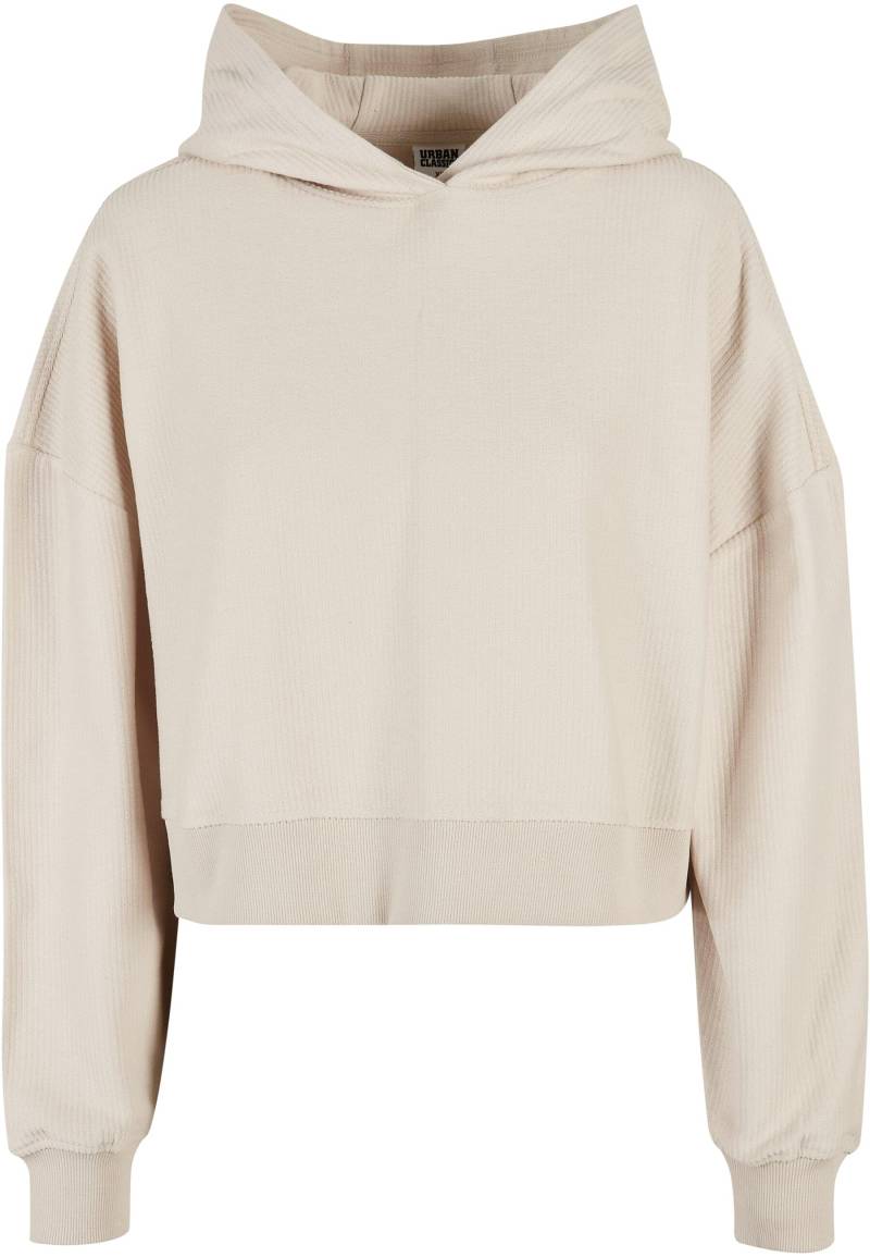 URBAN CLASSICS Kapuzenpullover "Urban Classics Damen Ladies Oversized Short Rib Hoody" 1 Stk. von Urban Classics