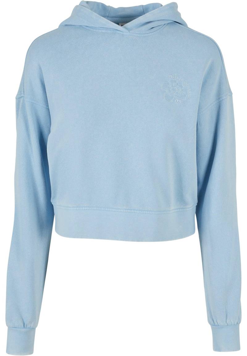 URBAN CLASSICS Kapuzenpullover "Urban Classics Damen Ladies Short Flower Embroidery Terry Hoody" 1 Stk. von Urban Classics
