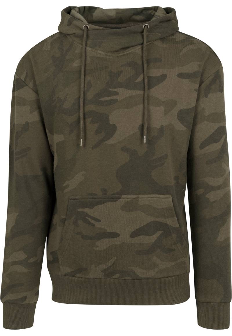 URBAN CLASSICS Kapuzensweatshirt "Urban Classics Herren High Neck Camo Hoody", 1 Stk. von Urban Classics