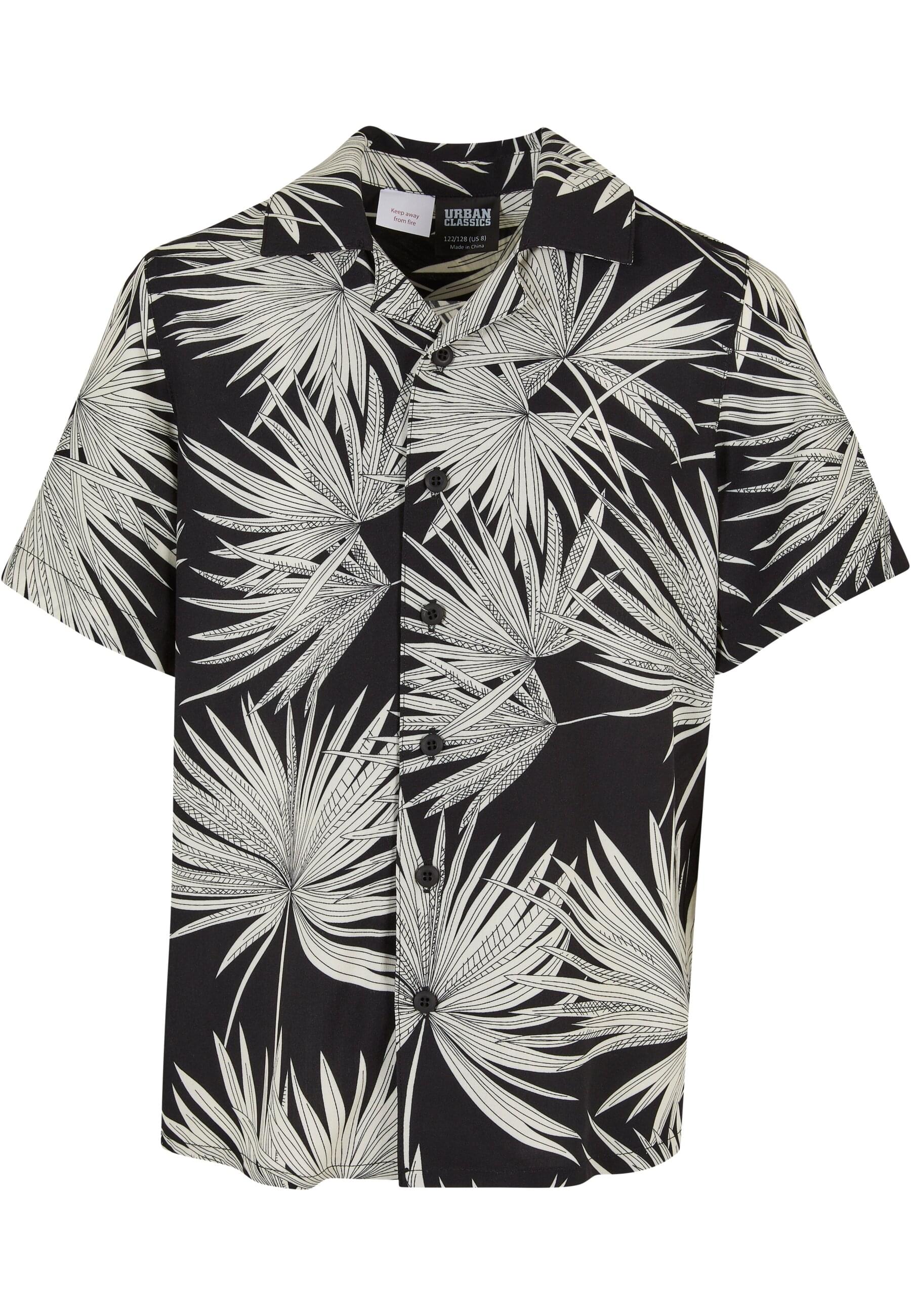 URBAN CLASSICS Kurzarmshirt "Urban Classics Herren Frond Resort Shirt" 1 Stk. tlg. von Urban Classics