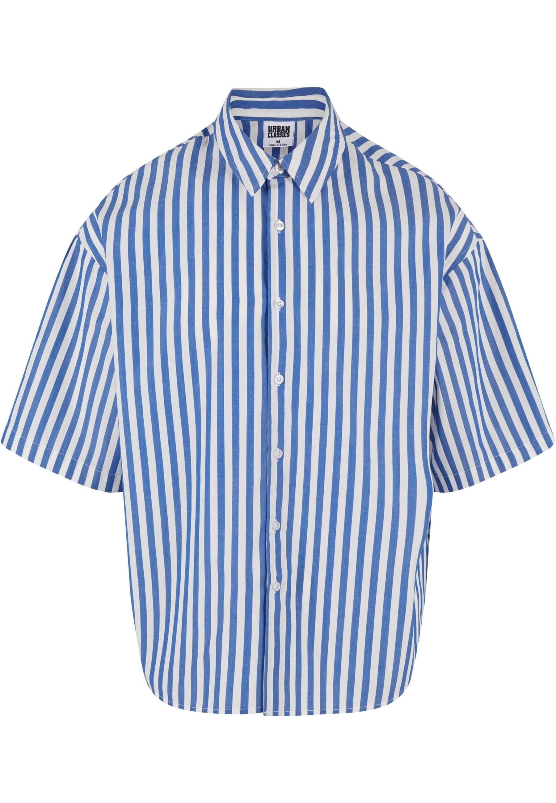 URBAN CLASSICS Langarmhemd "Urban Classics Herren Striped Short Sleeve Summer Shirt", 1 Stk. von Urban Classics