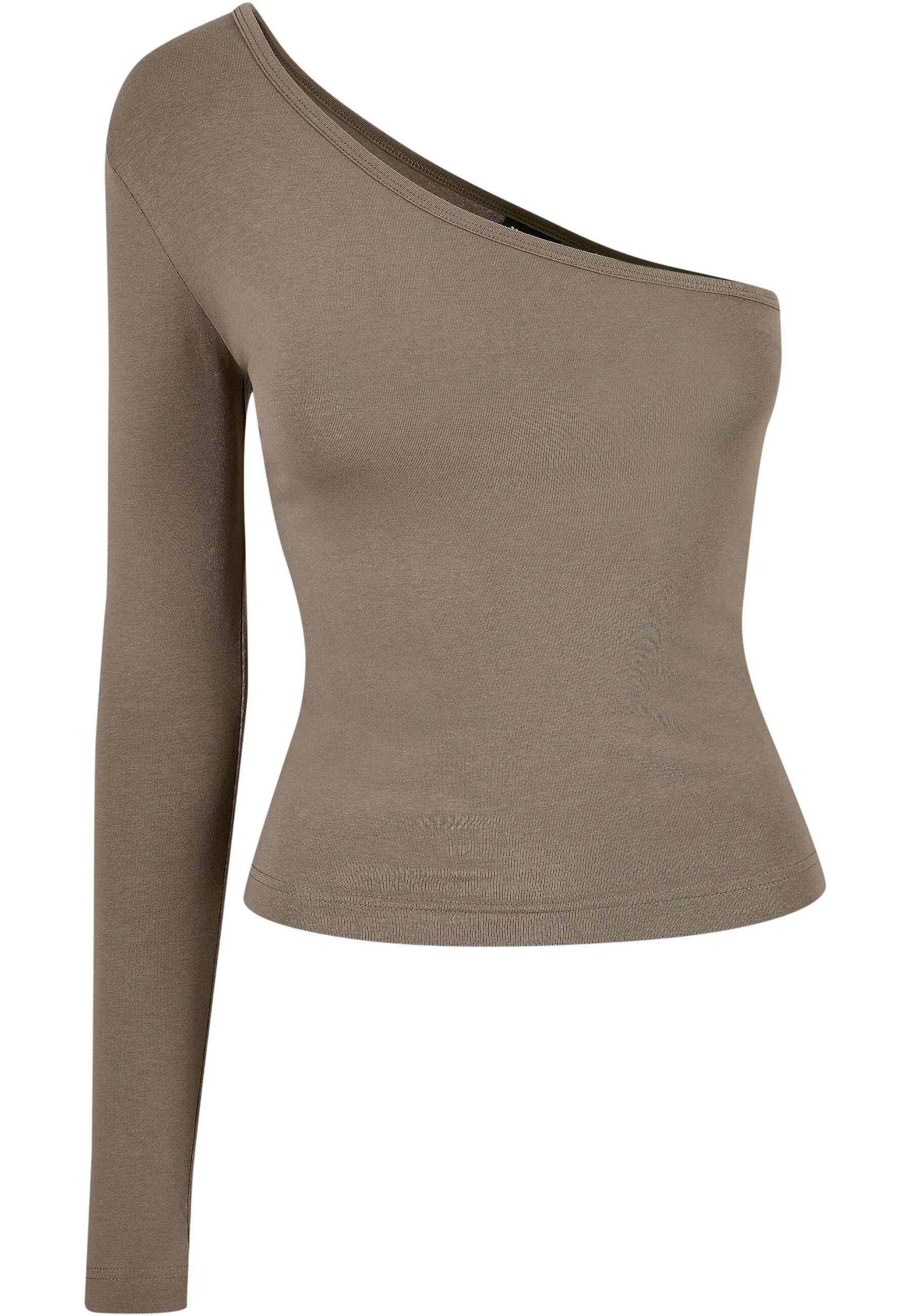 URBAN CLASSICS Langarmshirt "Urban Classics Damen Ladies Asymmetric Longsleeve" 1 Stk. tlg. URBAN CLASSICS Langarmshirt "Urban Classics Damen Ladies Asymmetric Longsleeve" 1 Stk. tlg. von Urban Classics