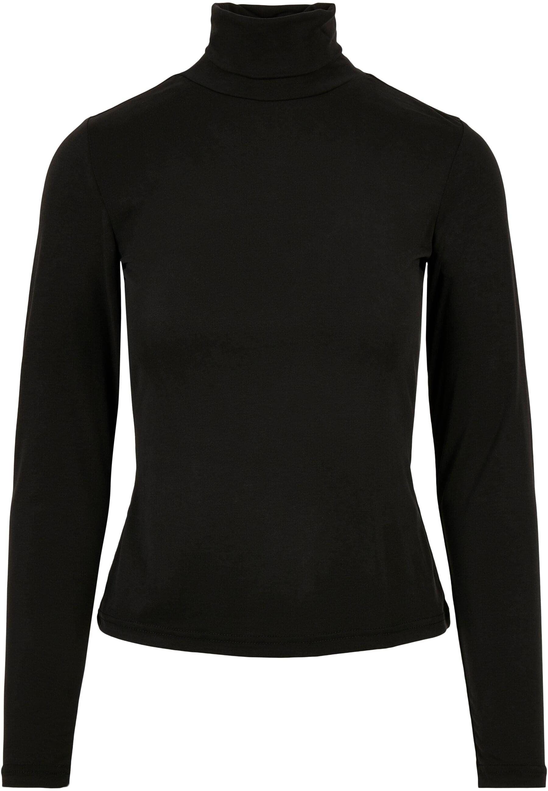 URBAN CLASSICS Langarmshirt "Urban Classics Damen Ladies Modal Turtleneck Longsleeve" 1 Stk. tlg. von Urban Classics