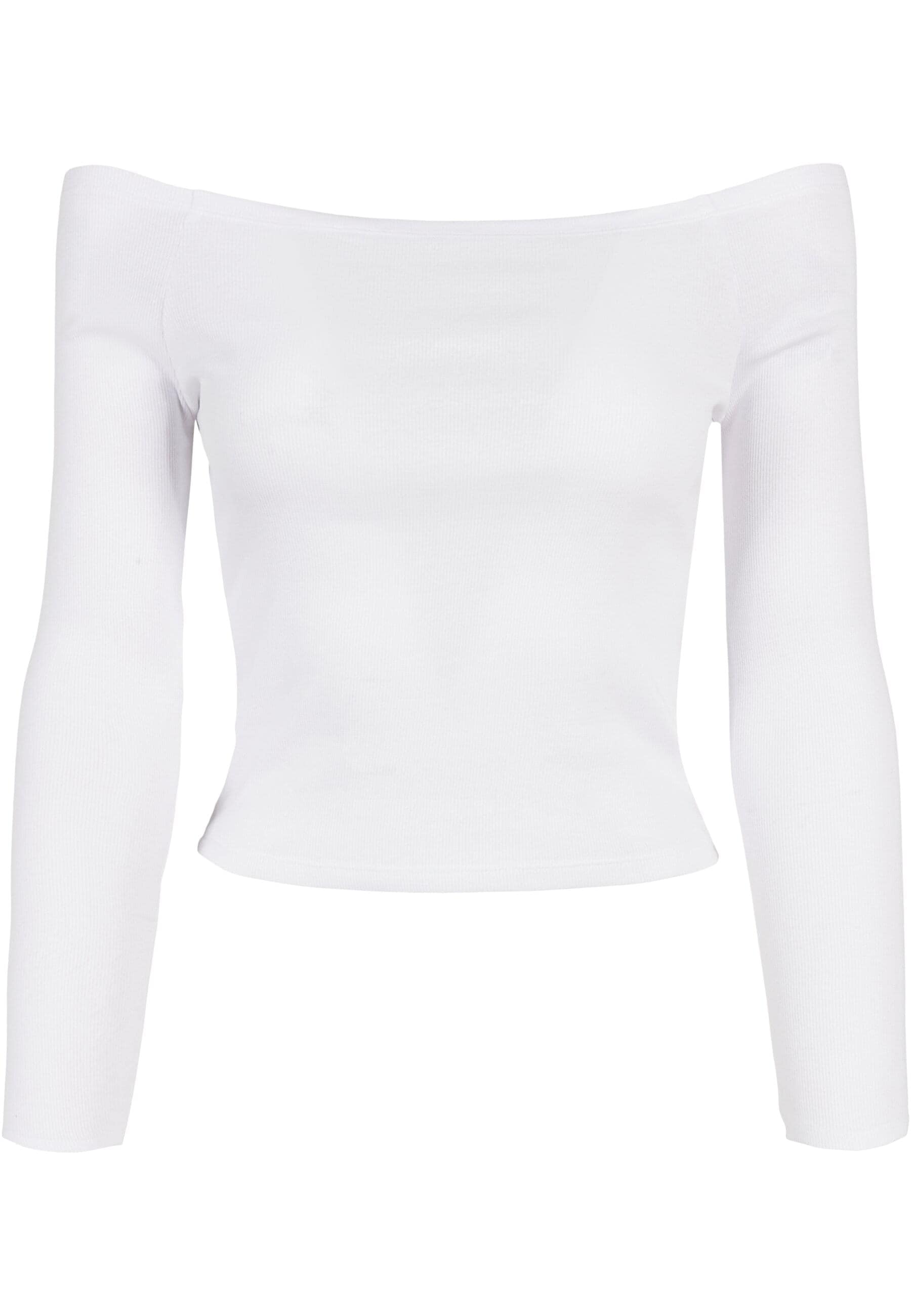 URBAN CLASSICS Langarmshirt "Urban Classics Damen Ladies Off Shoulder Rib Longsleeve" 1 Stk. tlg. von Urban Classics