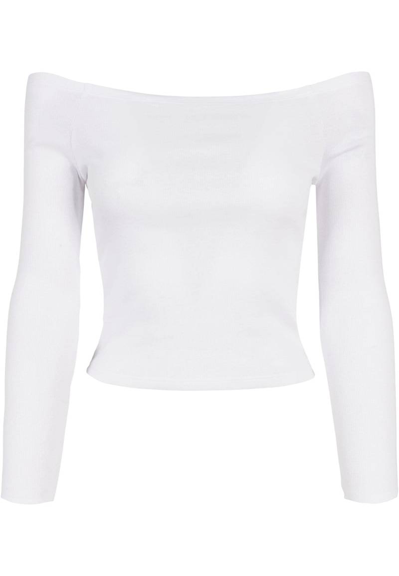 URBAN CLASSICS Langarmshirt "Urban Classics Damen Ladies Off Shoulder Rib Longsleeve" 1 Stk. tlg. von Urban Classics