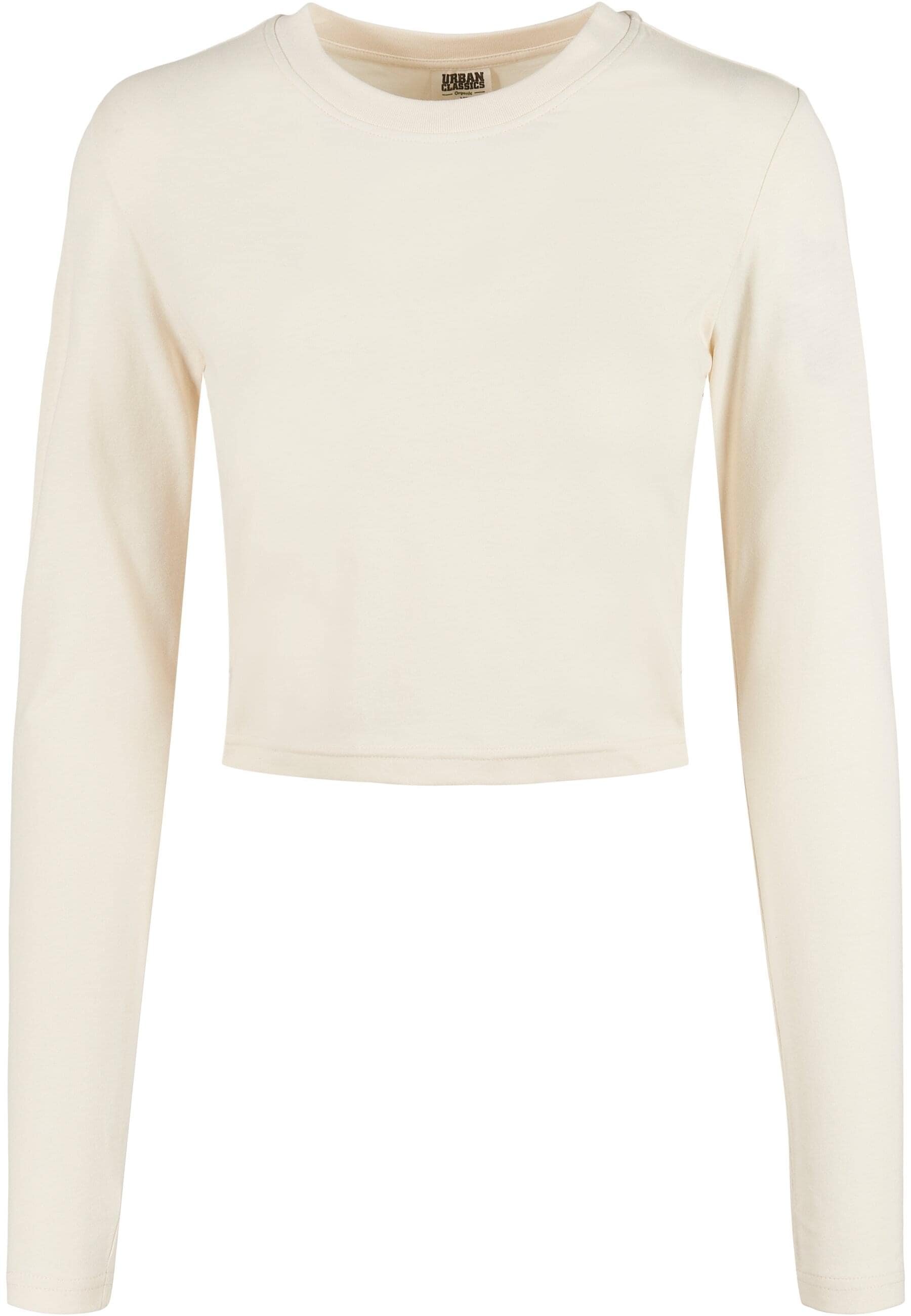 URBAN CLASSICS Langarmshirt "Urban Classics Damen Ladies Organic Cropped Longsleeve" 1 Stk. tlg. von Urban Classics