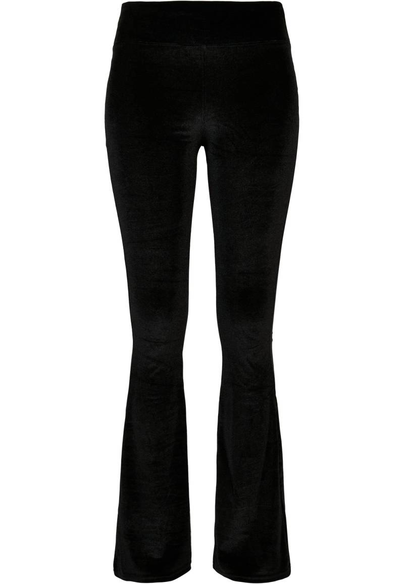 URBAN CLASSICS Leggings "Urban Classics Damen Ladies High Waist Velvet Boot Cut Leggings", (1 tlg.) von Urban Classics