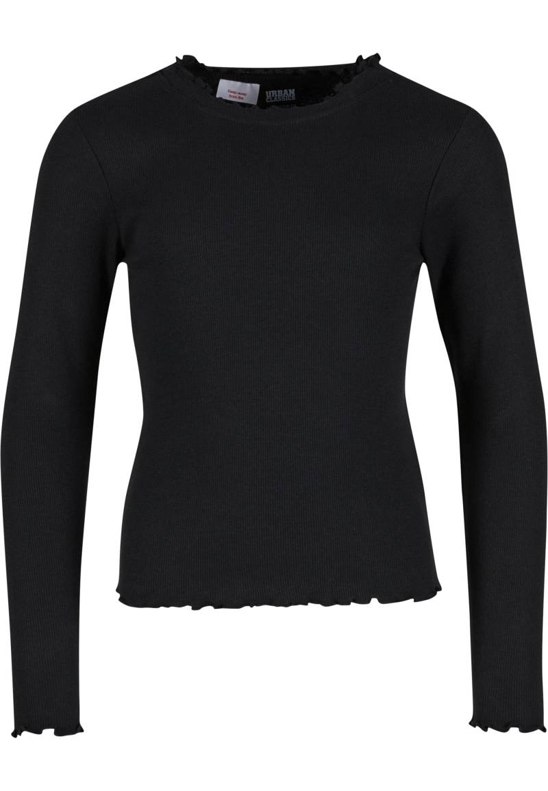 URBAN CLASSICS Longsleeve "Urban Classics Damen Girls Short Rib Longsleeve" 1 Stk. tlg. von Urban Classics