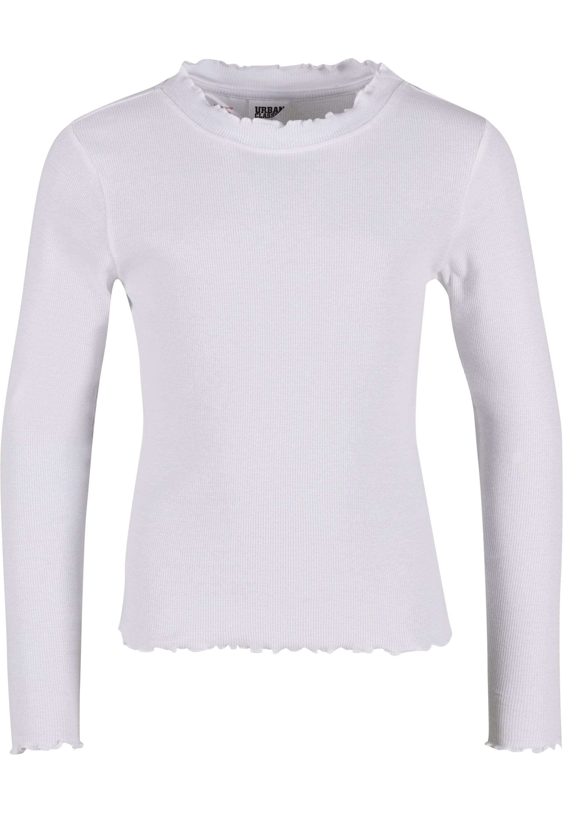 URBAN CLASSICS Longsleeve "Urban Classics Damen Girls Short Rib Longsleeve" 1 Stk. tlg. von Urban Classics