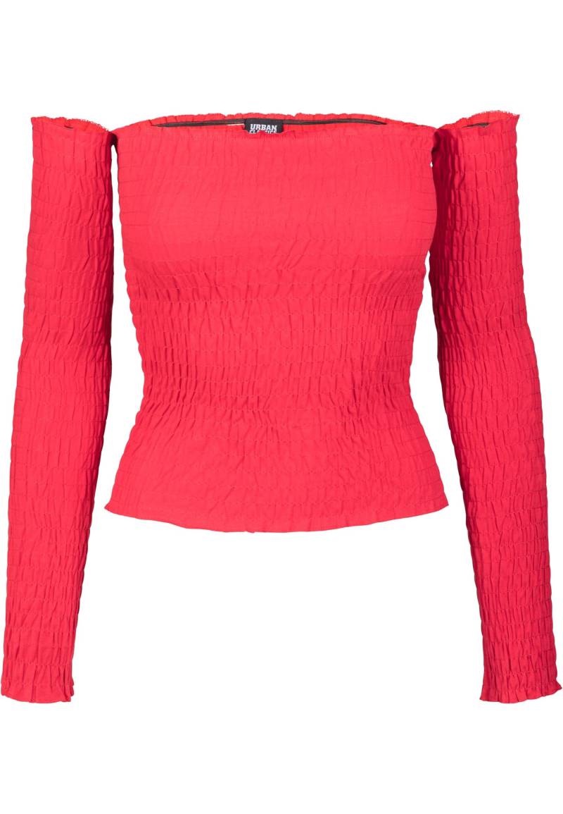 URBAN CLASSICS Longsleeve "Urban Classics Damen Ladies Cold Shoulder Smoke L/S", 1 Stk. von Urban Classics