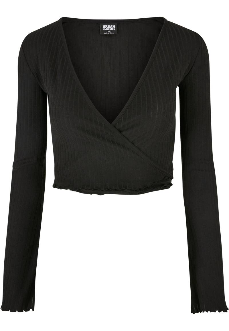 URBAN CLASSICS Longsleeve "Urban Classics Damen Ladies Cropped Rib Wrapped Longsleeve" 1 Stk. tlg. URBAN CLASSICS Longsleeve "Urban Classics Damen Ladies Cropped Rib Wrapped Longsleeve" 1 Stk. tlg. von Urban Classics