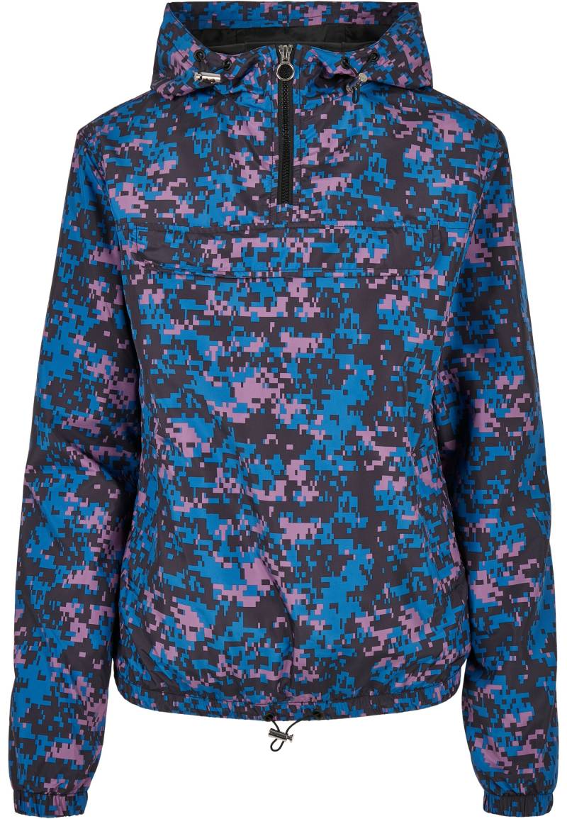 URBAN CLASSICS Outdoorjacke "Urban Classics Damen Ladies Camo Pull Over Jacket" 1 Stk. tlg. mit Kapuze von Urban Classics
