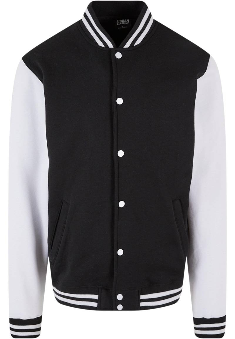 URBAN CLASSICS Outdoorjacke "Urban Classics Herren 2-tone College Sweatjacket" 1 Stk. tlg. ohne Kapuze von Urban Classics