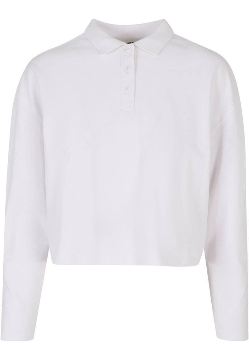 URBAN CLASSICS Poloshirt "Urban Classics Damen Ladies Short Oversized Polo Longsleeve" 1 Stk. tlg. von Urban Classics