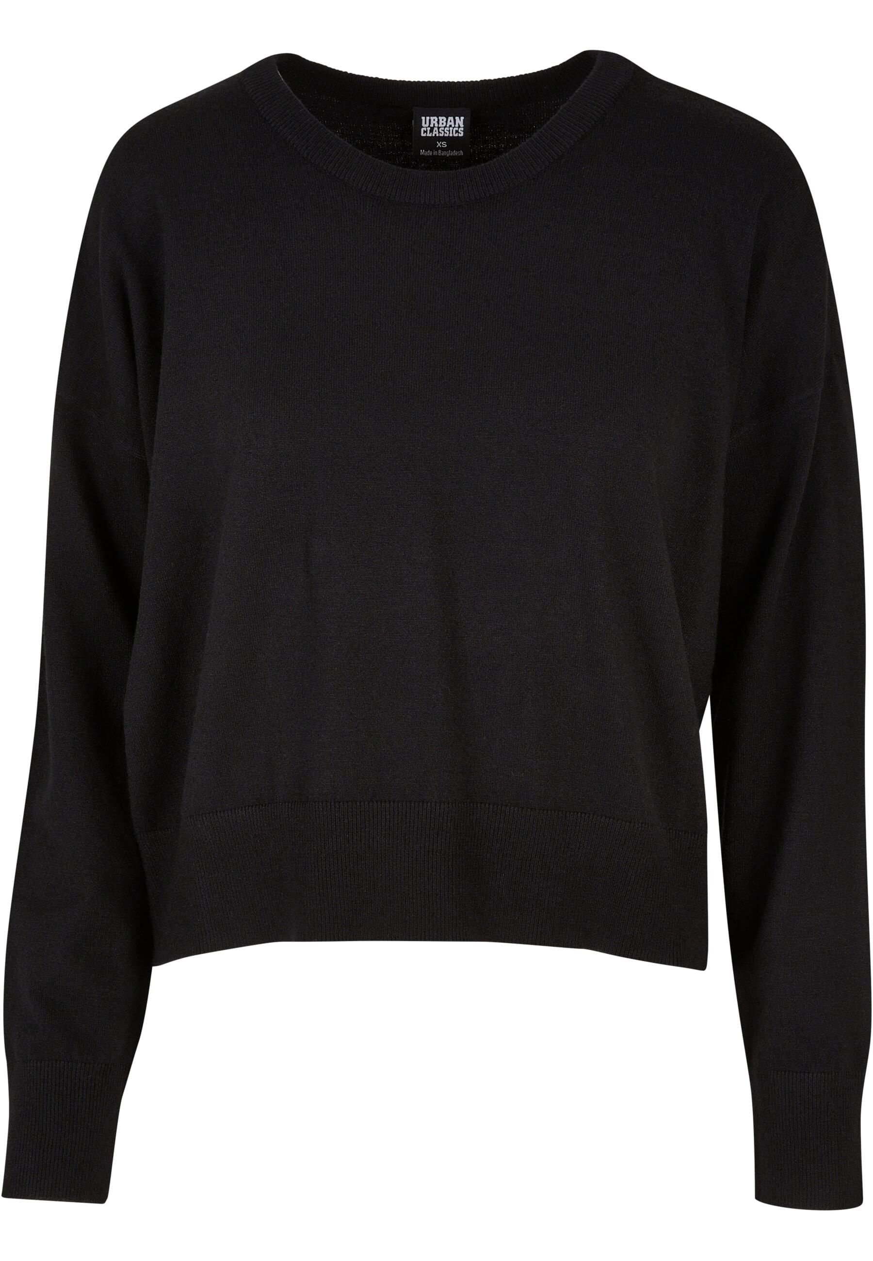 URBAN CLASSICS Rundhalspullover "Urban Classics Damen Ladies Eco Viscose Oversized Basic Sweater" 1 Stk. von Urban Classics