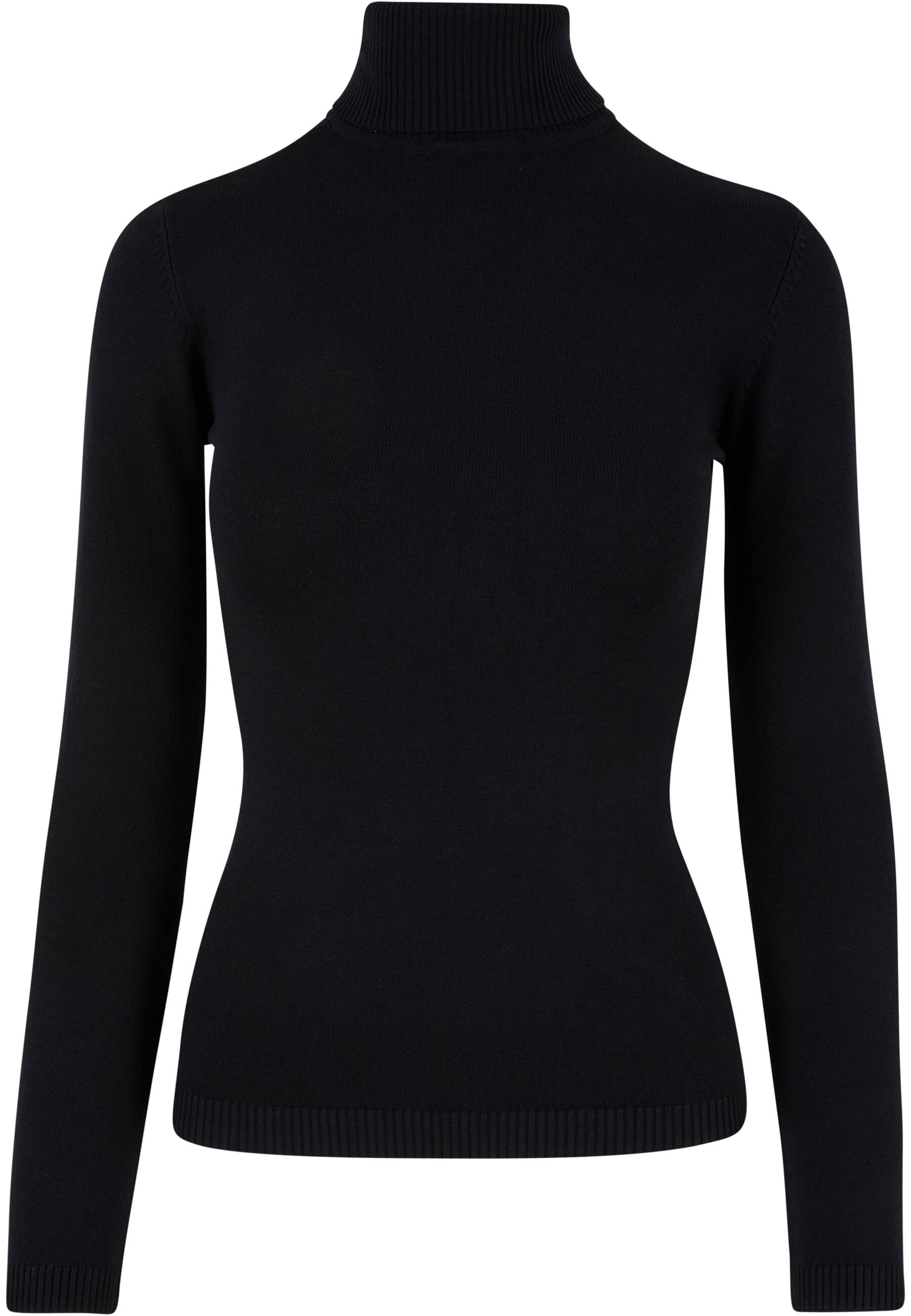 URBAN CLASSICS Rundhalspullover "Urban Classics Damen Ladies Knitted Turtleneck Sweater" 1 Stk. von Urban Classics