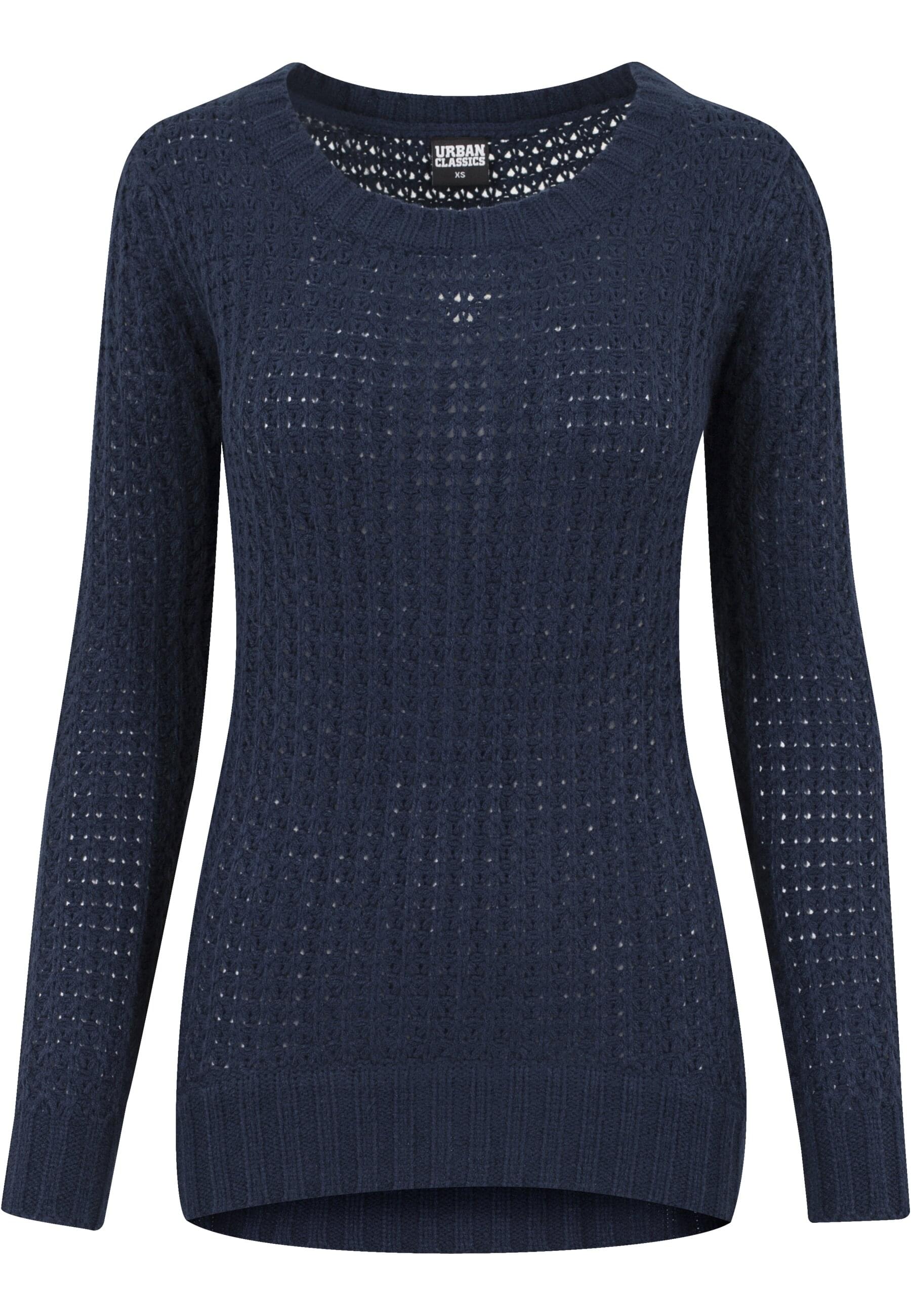 URBAN CLASSICS Rundhalspullover "Urban Classics Damen Ladies Long Wideneck Sweater" 1 Stk. von Urban Classics