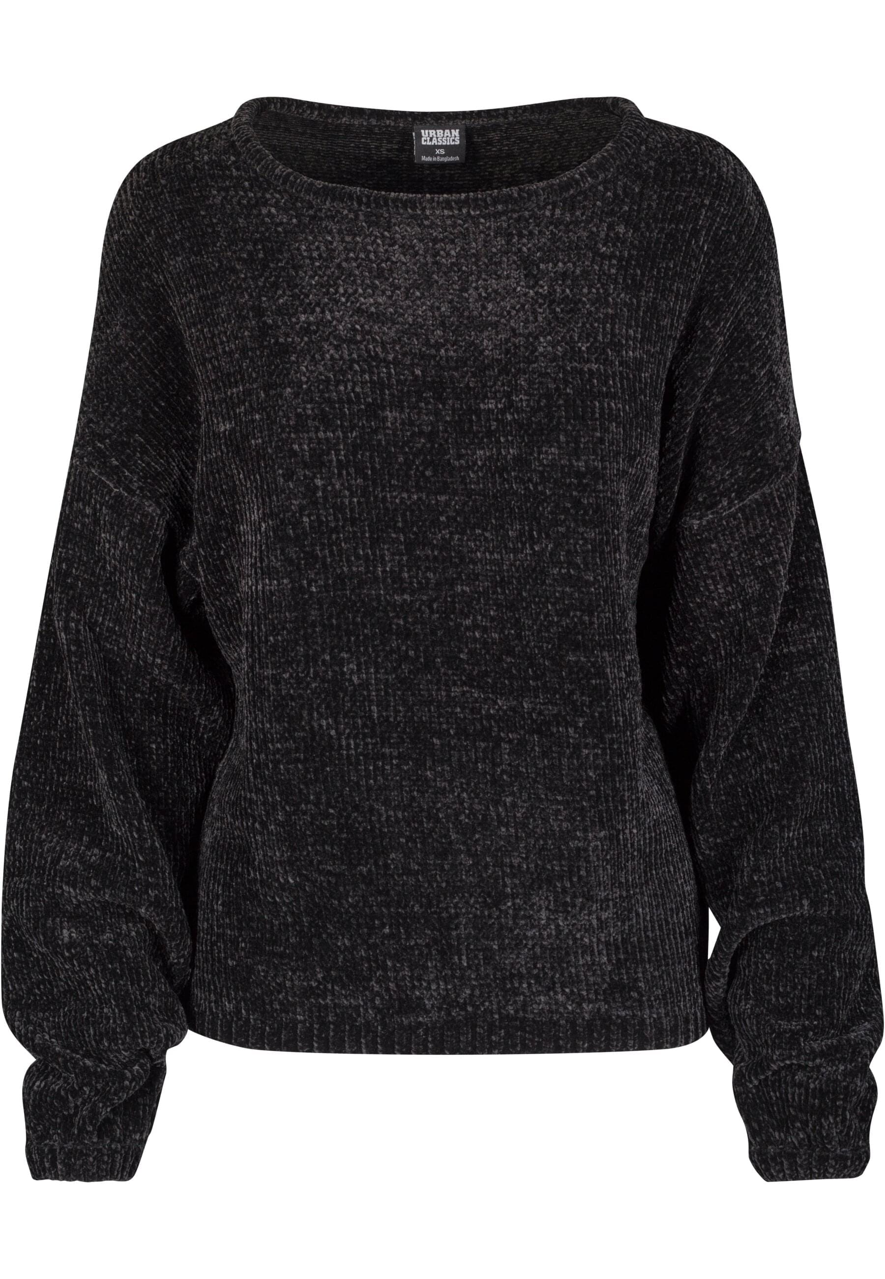 URBAN CLASSICS Rundhalspullover "Urban Classics Damen Ladies Oversize Chenille Sweater" 1 Stk. von Urban Classics