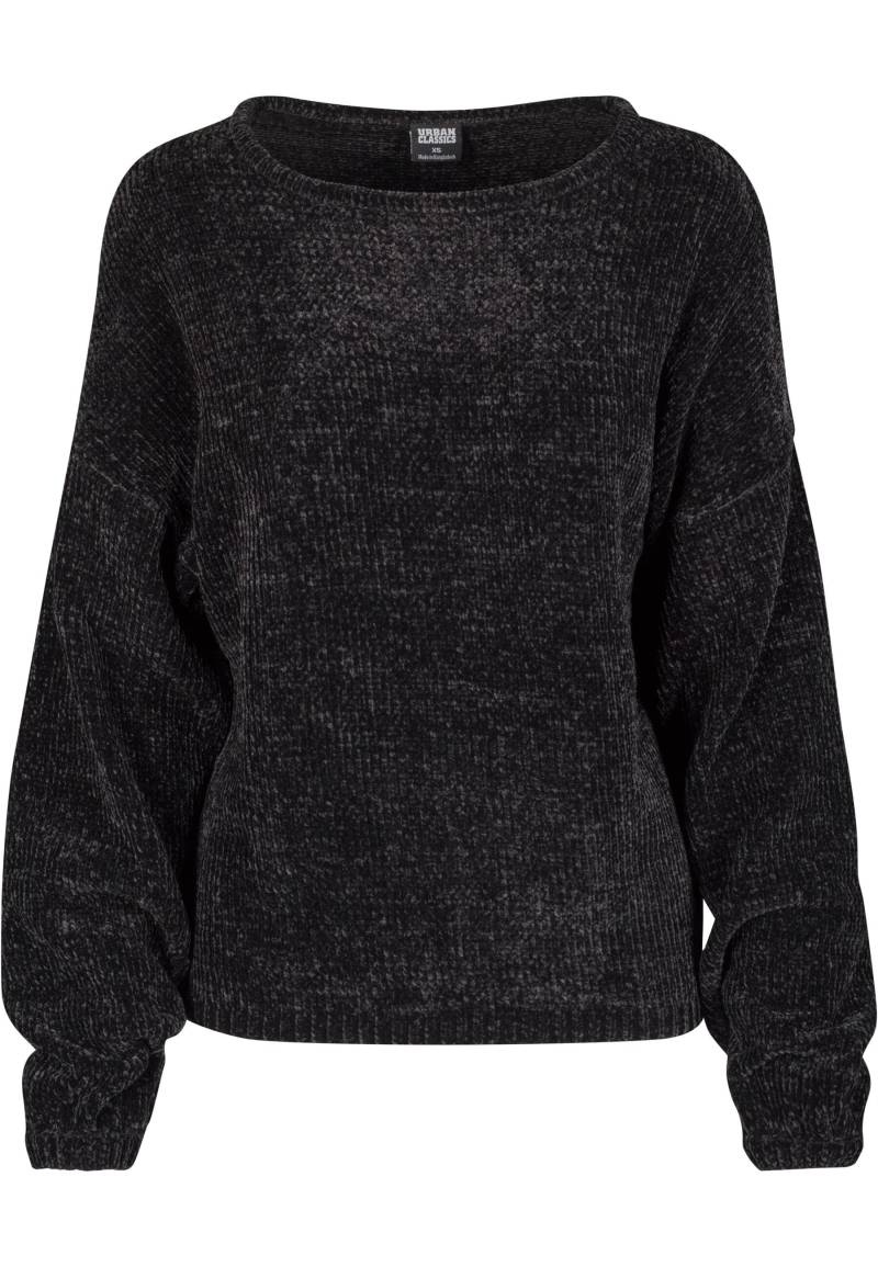 URBAN CLASSICS Rundhalspullover "Urban Classics Damen Ladies Oversize Chenille Sweater" 1 Stk. von Urban Classics