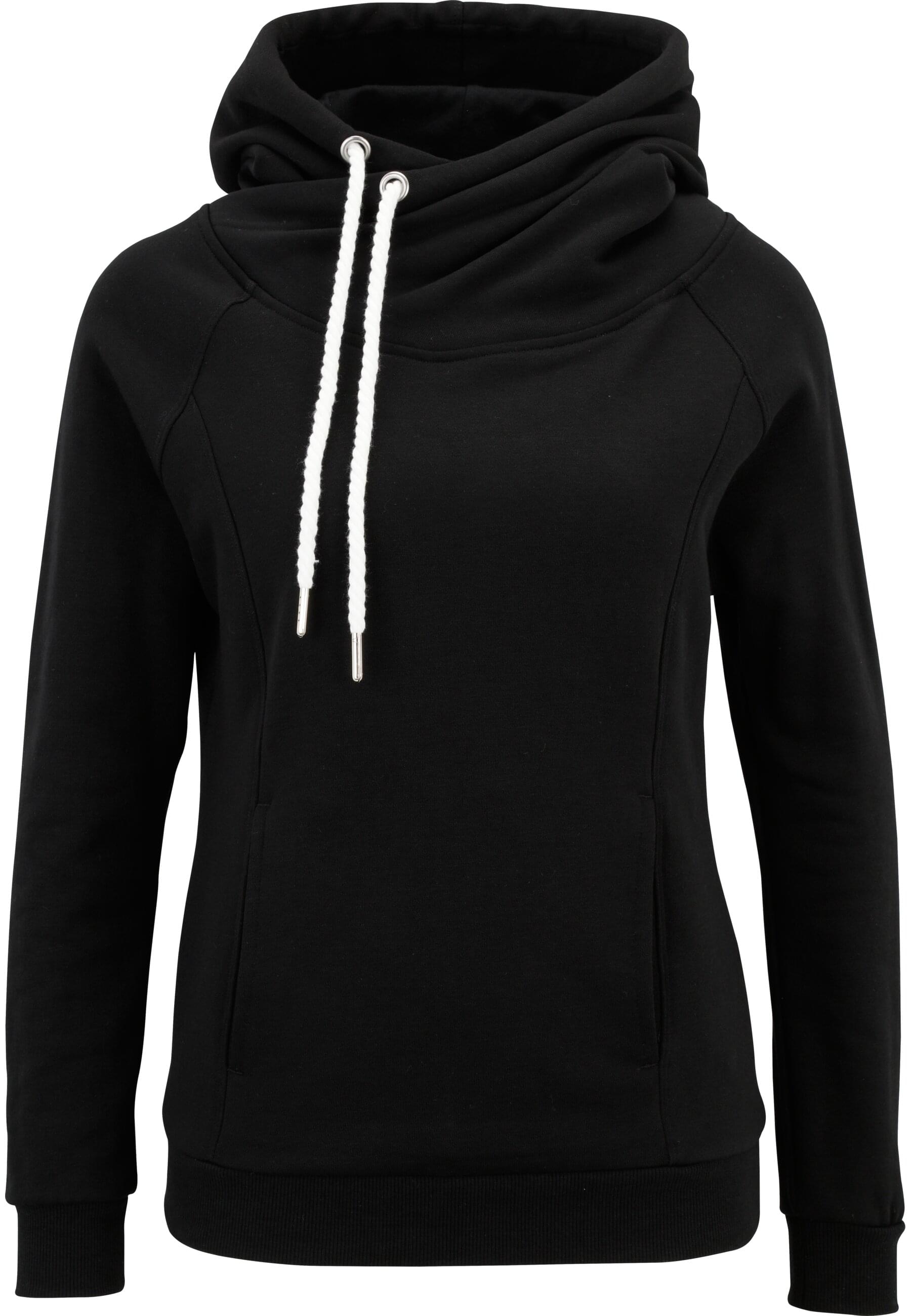 URBAN CLASSICS Rundhalspullover "Urban Classics Damen Ladies Raglan High Neck Hoody" 1 Stk. von Urban Classics