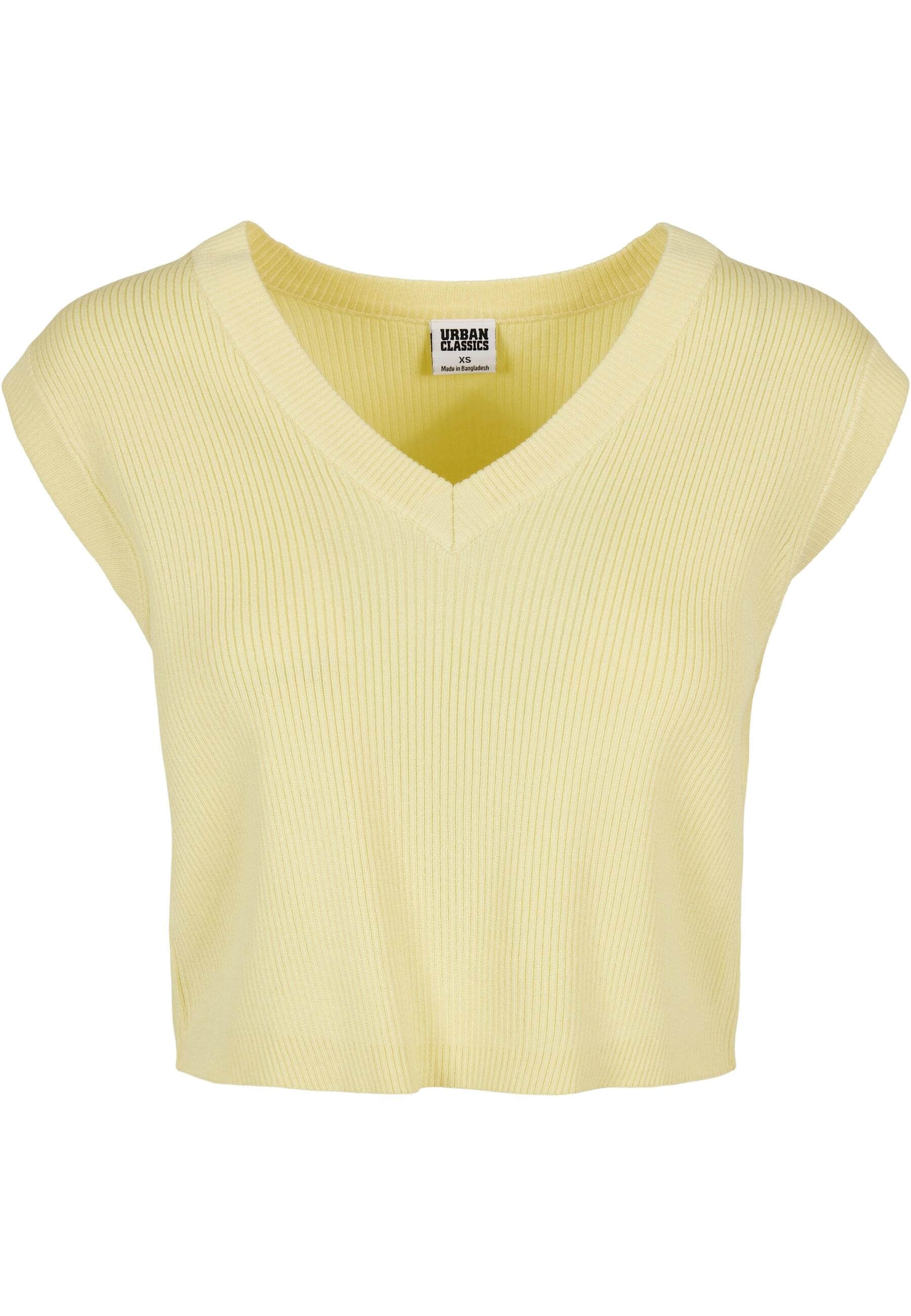 URBAN CLASSICS Rundhalspullover "Urban Classics Damen Ladies Short Knittd Slip On" 1 Stk. von Urban Classics