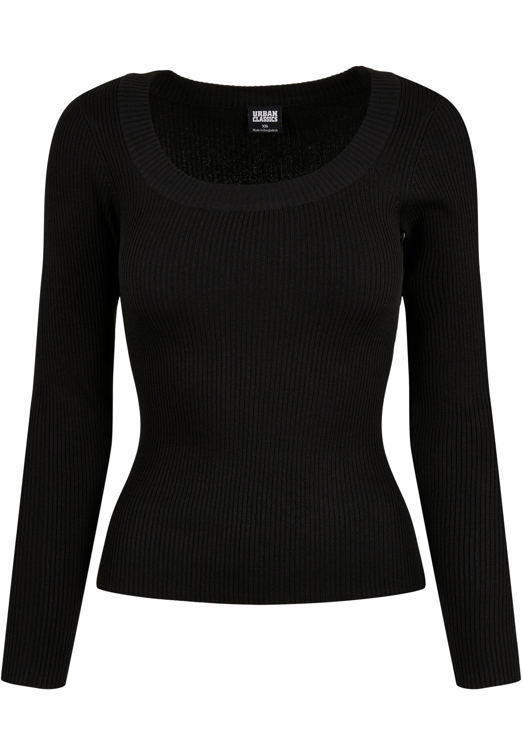 URBAN CLASSICS Rundhalspullover "Urban Classics Damen Ladies Wide Neckline Sweater" 1 Stk. von Urban Classics