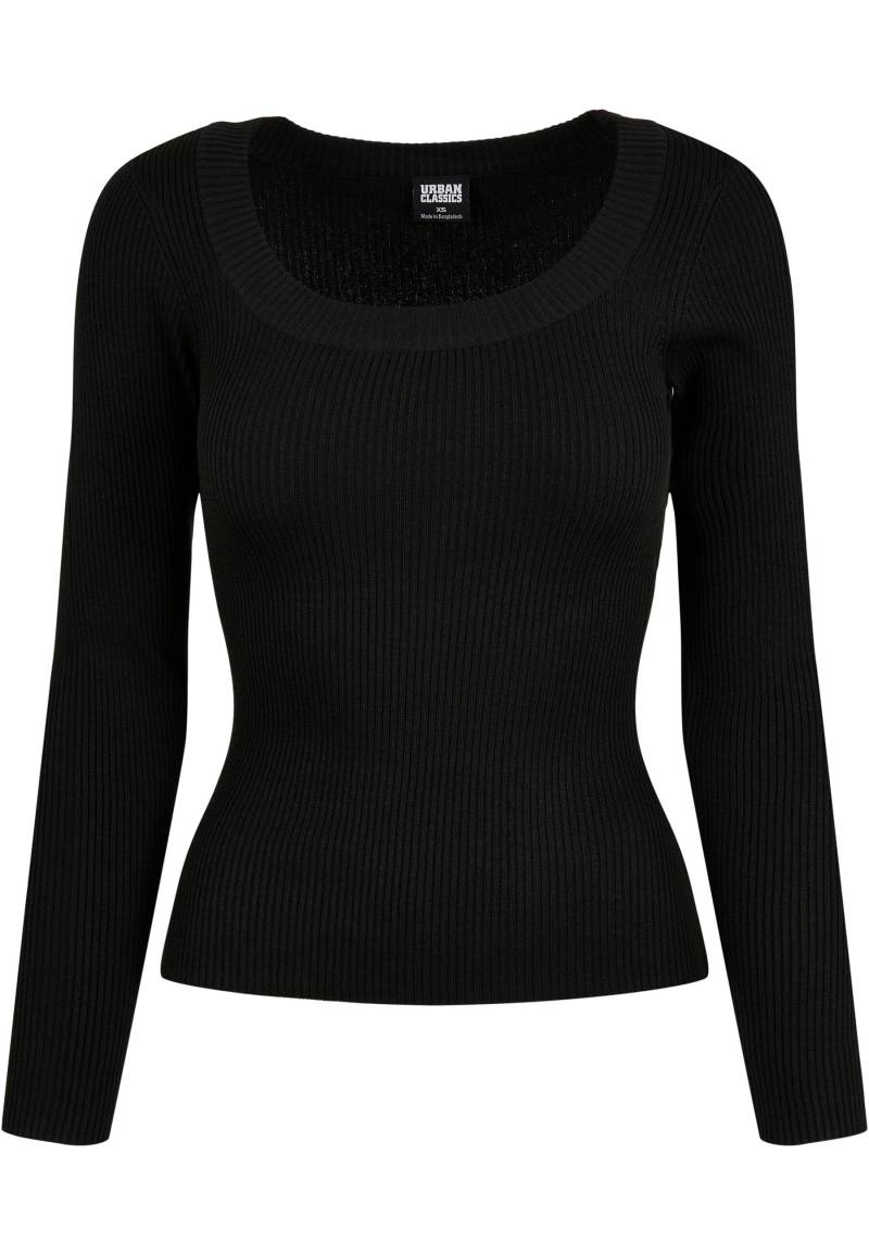 URBAN CLASSICS Rundhalspullover "Urban Classics Damen Ladies Wide Neckline Sweater" 1 Stk. von Urban Classics