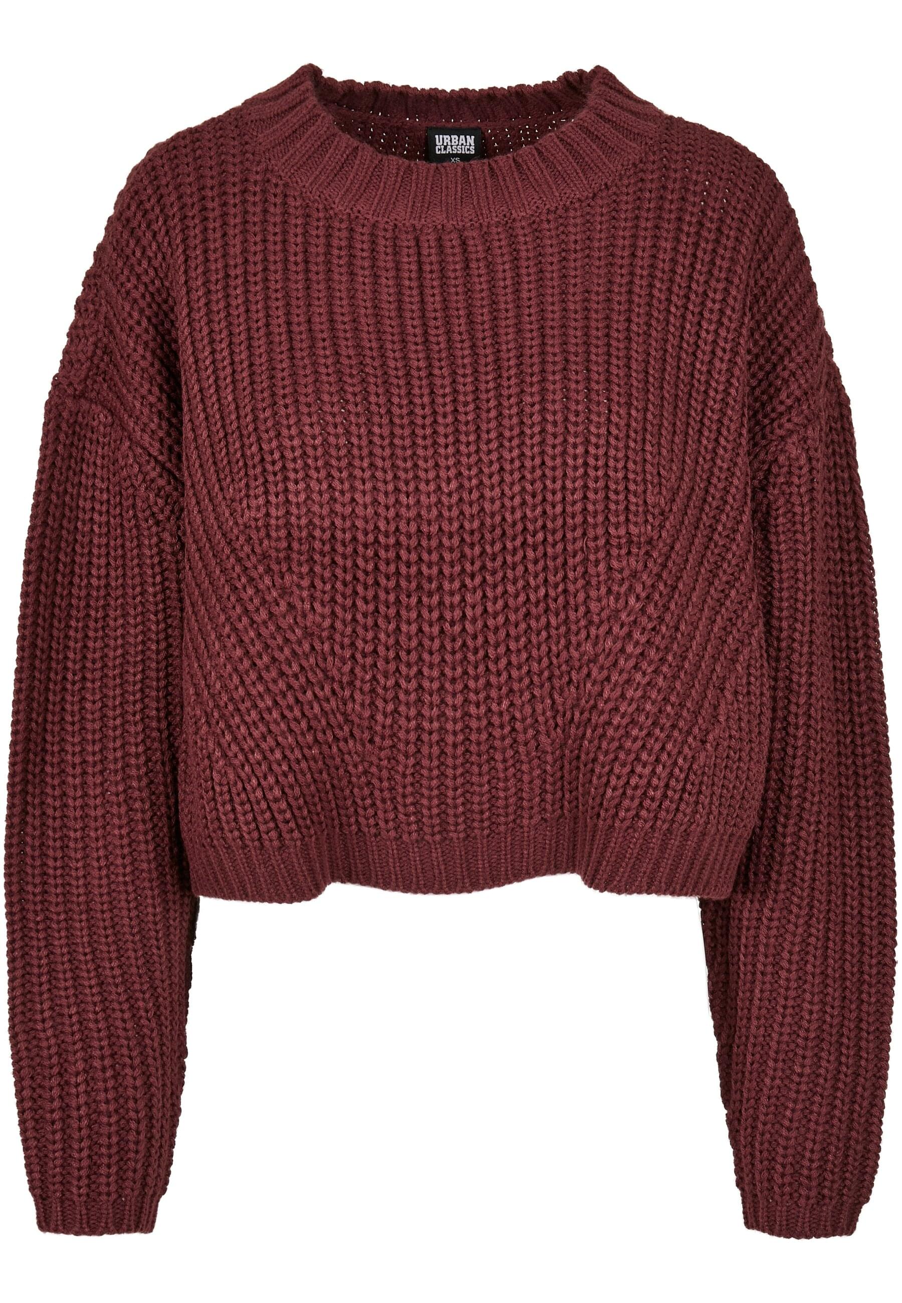 URBAN CLASSICS Rundhalspullover "Urban Classics Damen Ladies Wide Oversize Sweater" 1 Stk. von Urban Classics