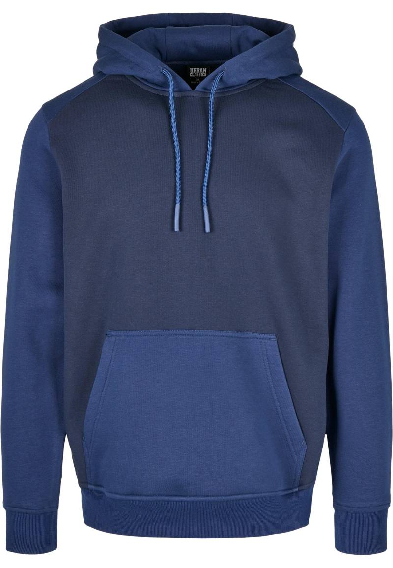 URBAN CLASSICS Rundhalspullover "Urban Classics Herren 2-Tone Fake Raglan Hoody", (1 tlg.) von Urban Classics
