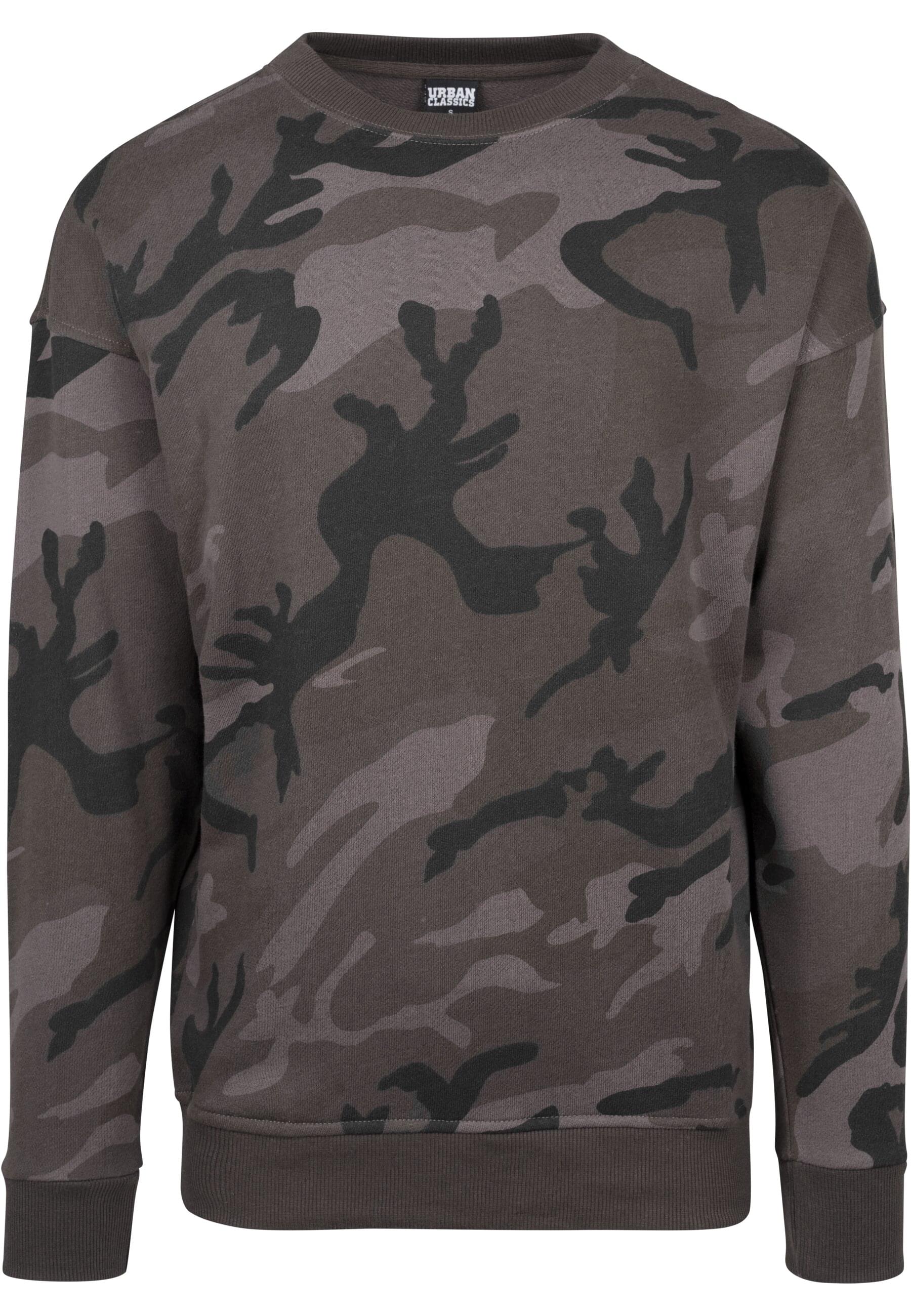 URBAN CLASSICS Rundhalspullover "Urban Classics Herren Camo Crewneck", 1 Stk. von Urban Classics