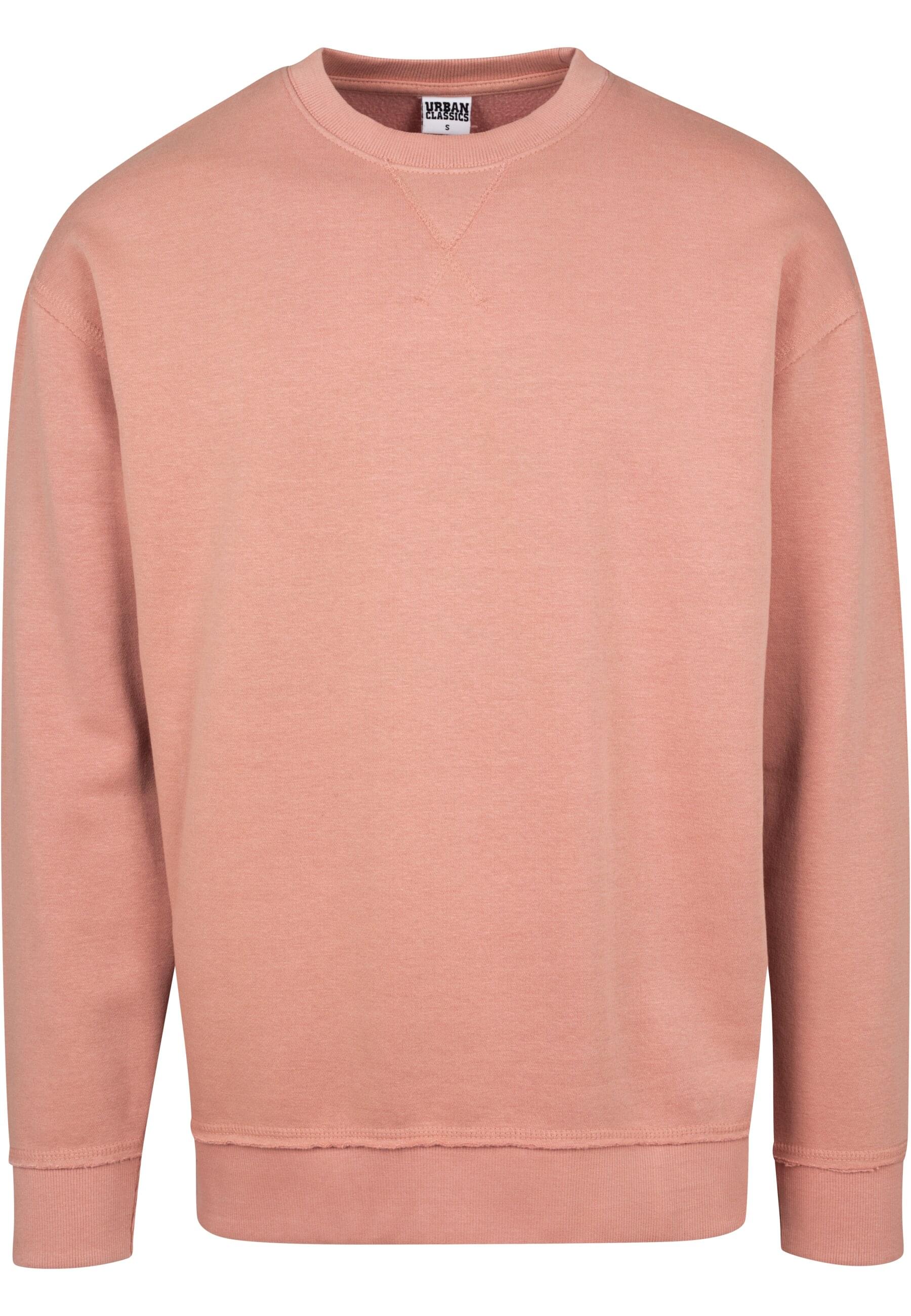 URBAN CLASSICS Rundhalspullover "Urban Classics Herren Oversized Open Edge Crew" 1 Stk. von Urban Classics